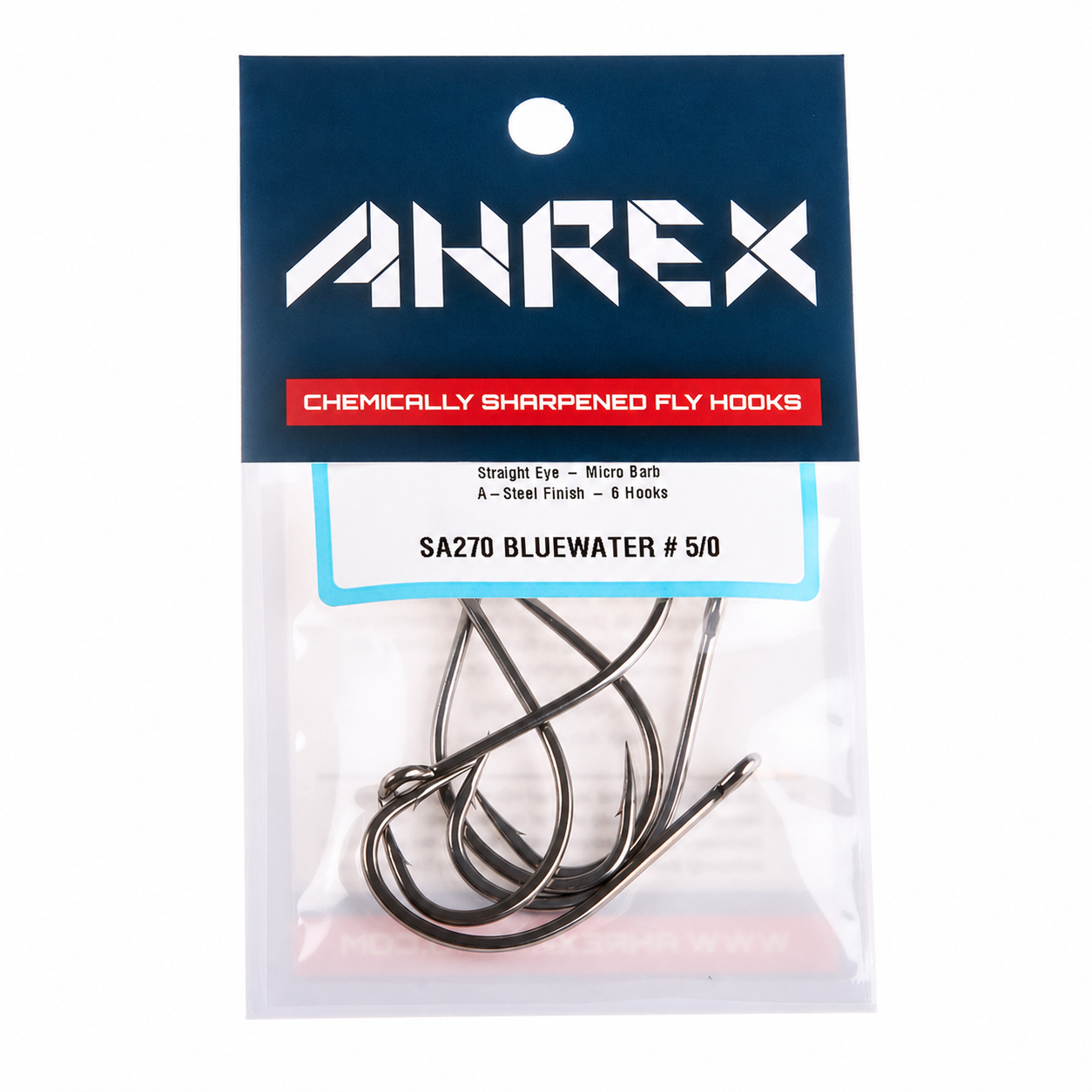 Ahrex SA270 Bluewater fly hooks packaging