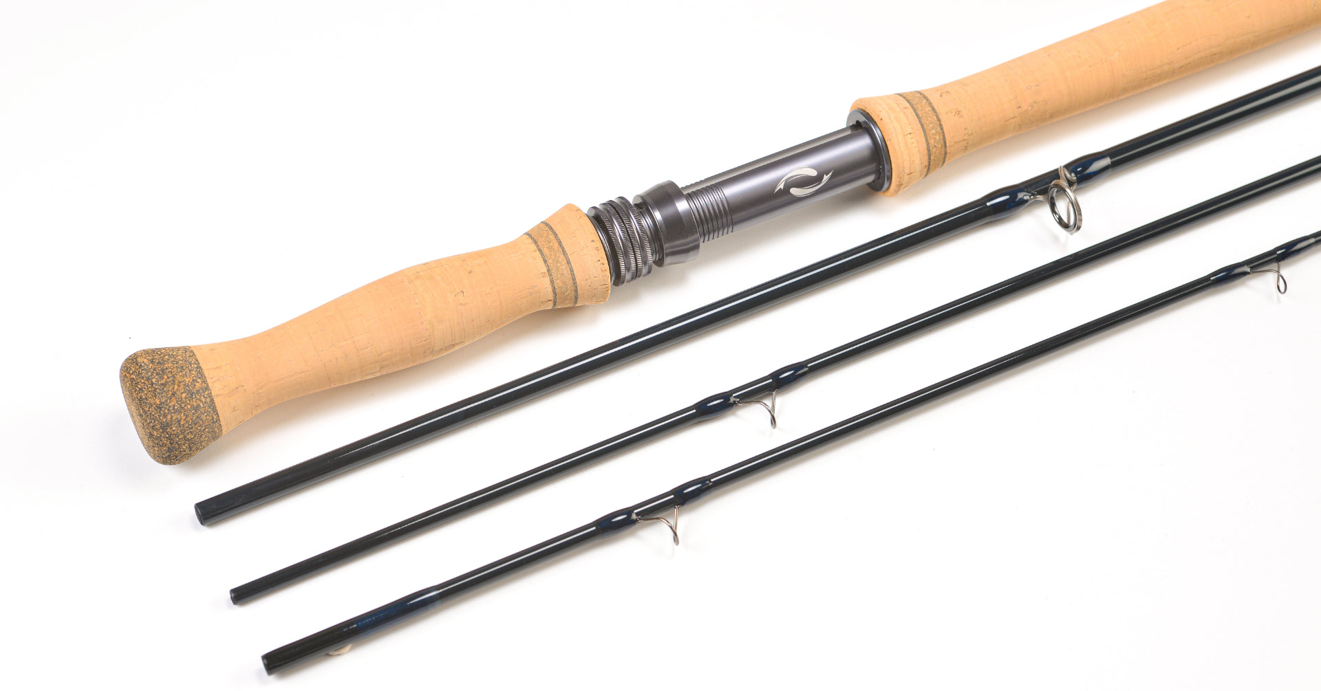 Detail rukoväte a navijakového sedla muškárskeho prútu Beulah G2 Opal #10