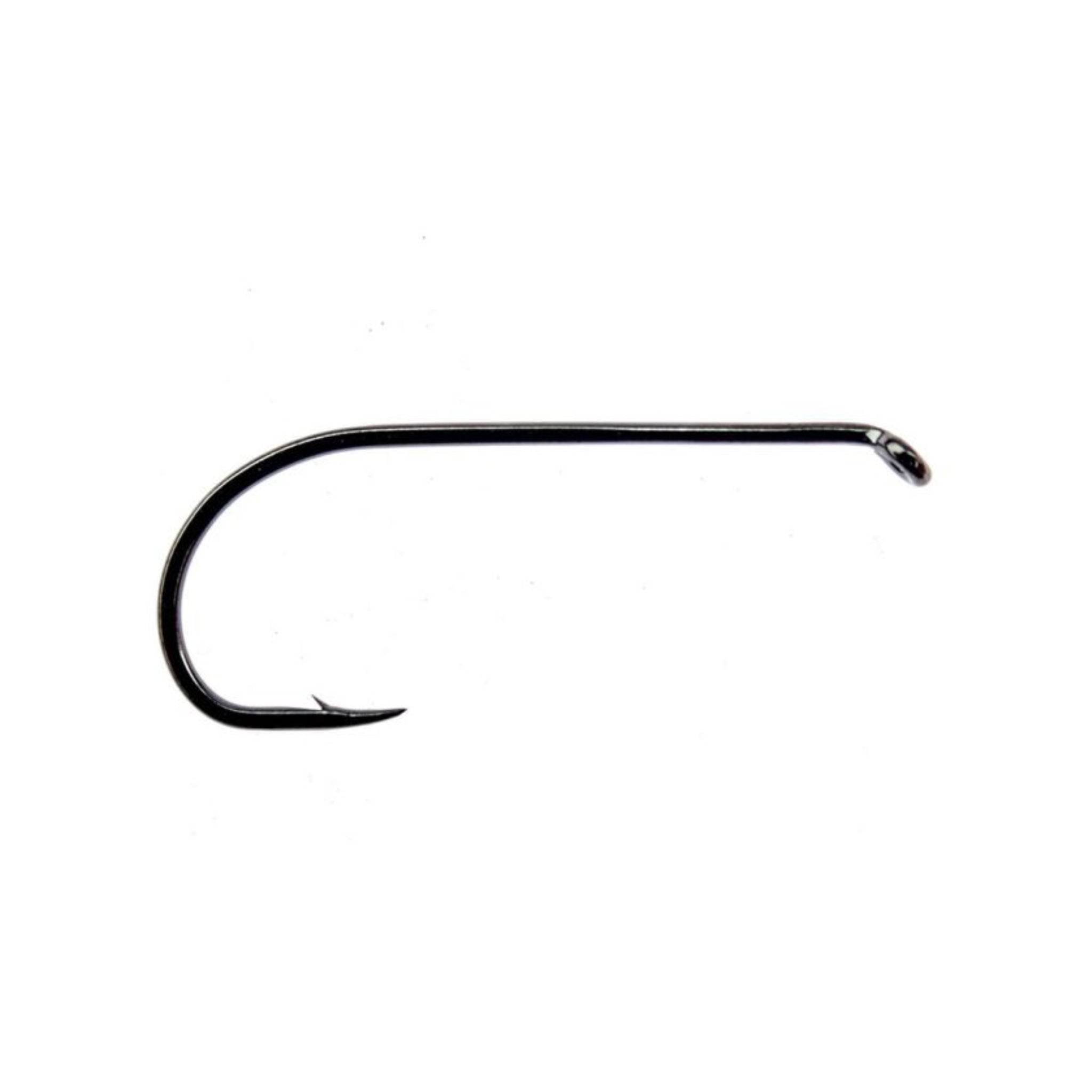 Gamakatsu F11 fly hook, black nickel, long shank