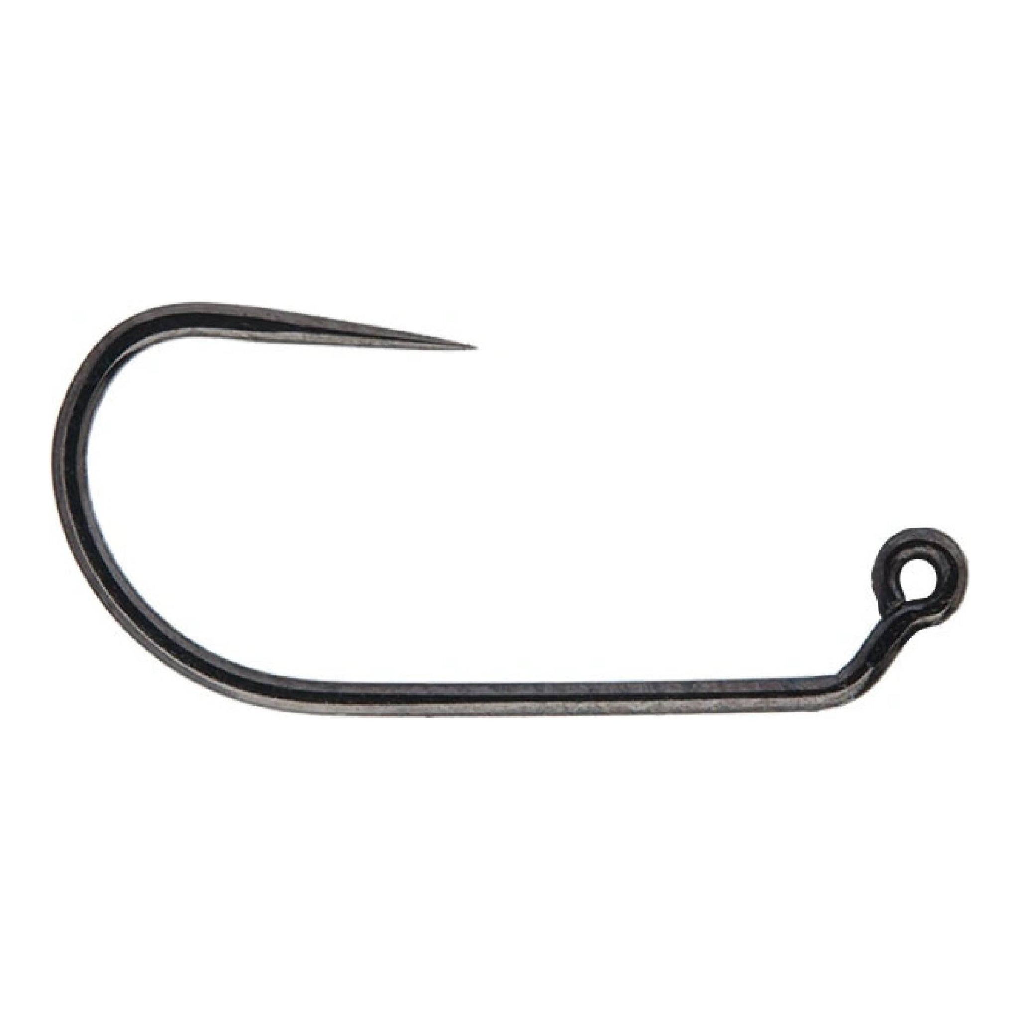 Hends BL 120 barbless hook round bent down-eye