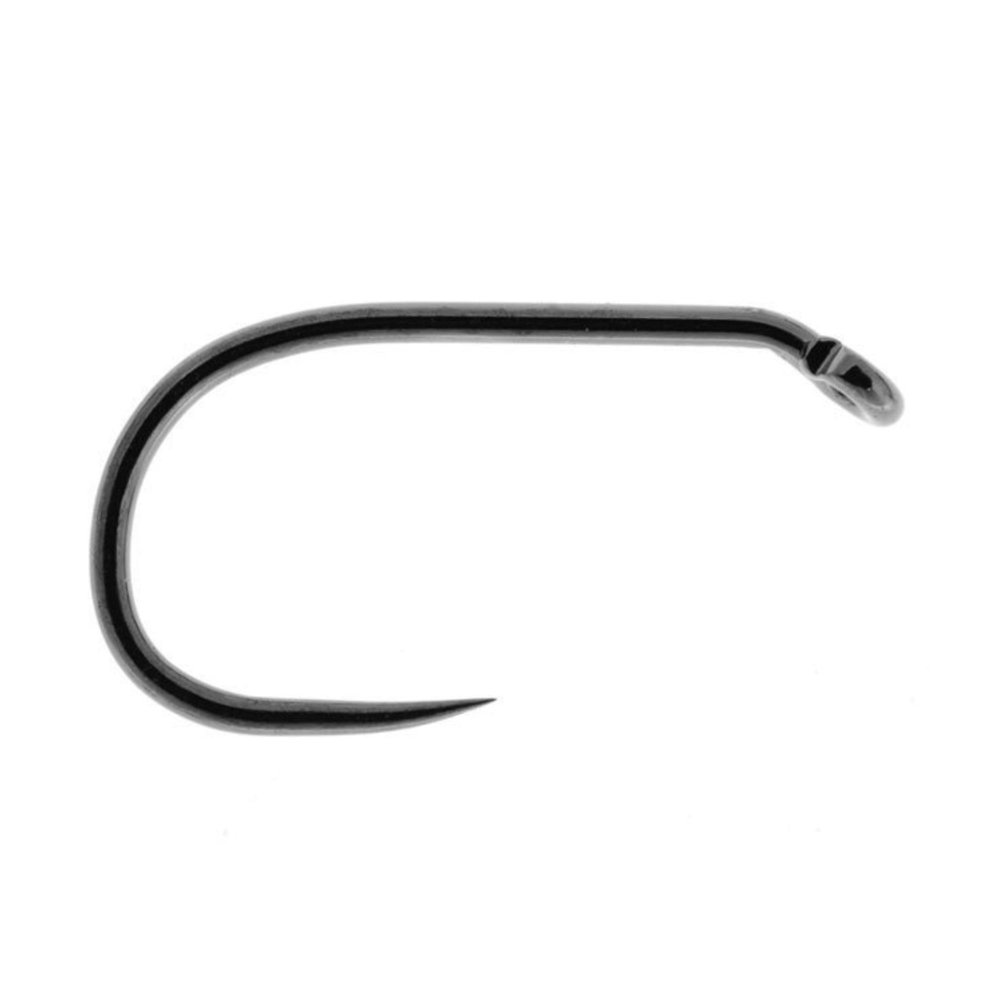 Hends BL334 barbless hook with short shank and Black Nickel finish
