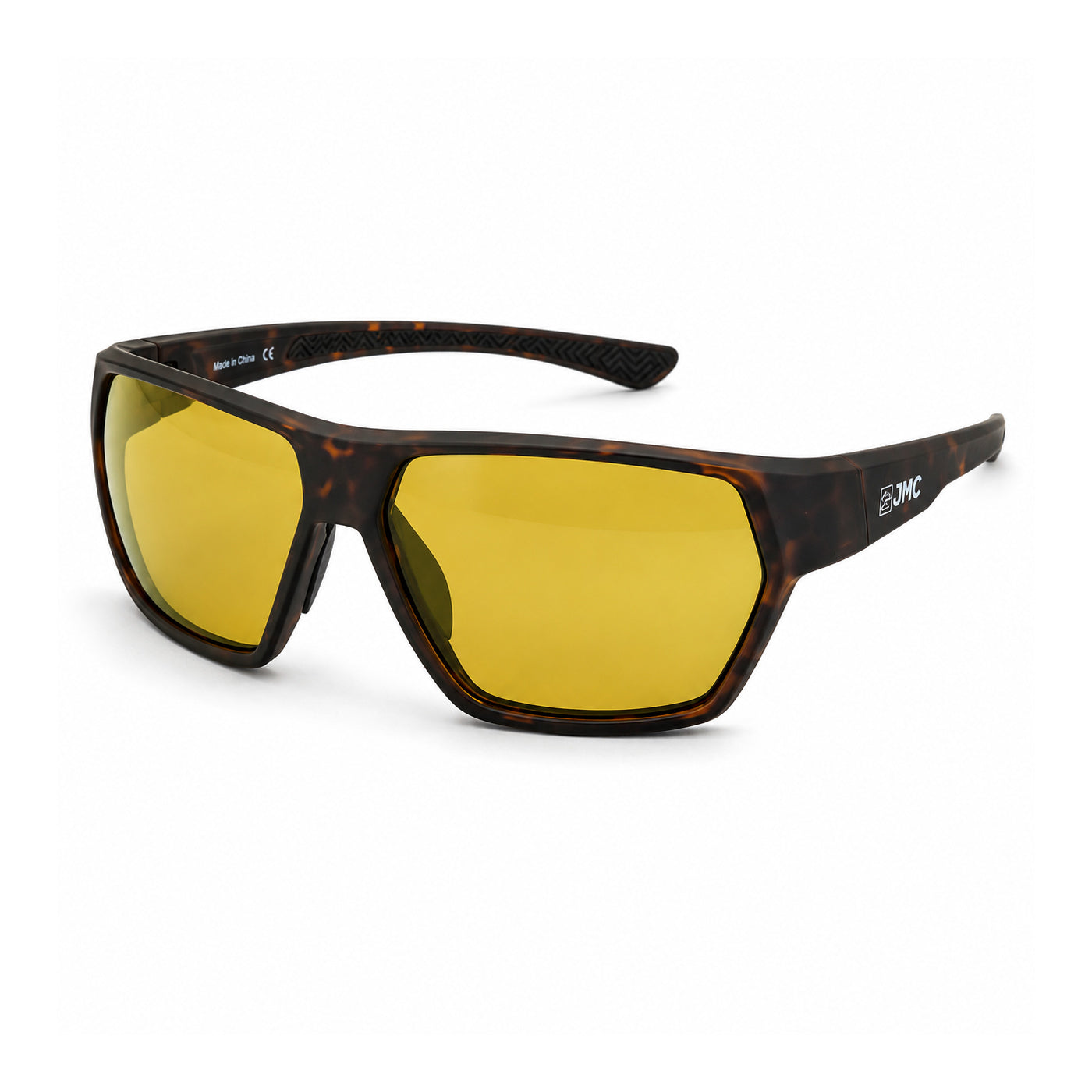JMC TAC Stream Photochromic Yellow polarized fishing sunglasses – three-quarter view