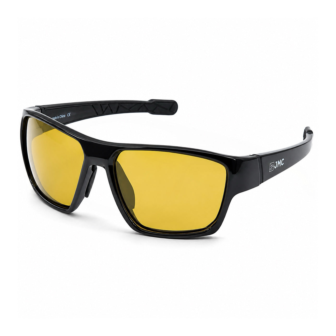 JMC TAC Style Photochromic Yellow fly fishing sunglasses – front view