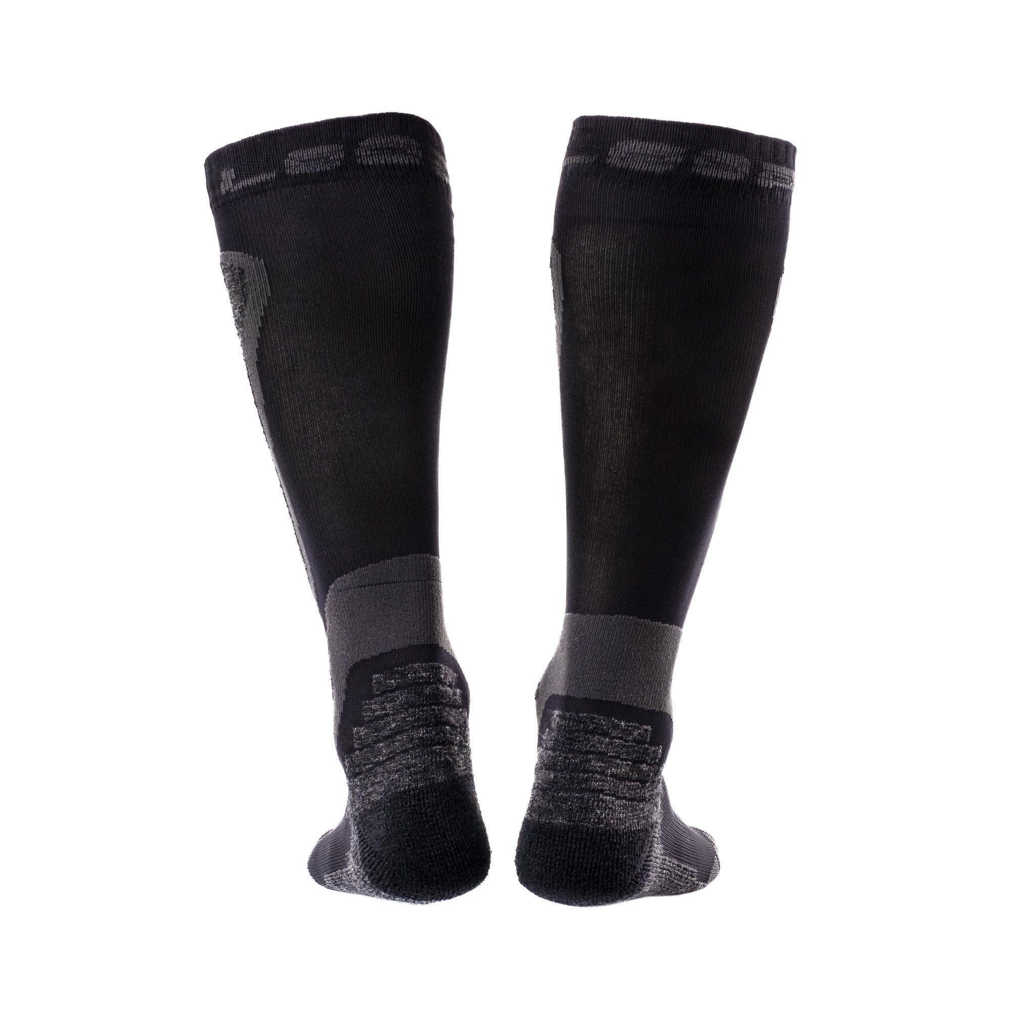 LOOP Merino Wool Technical Socks in Black rear view