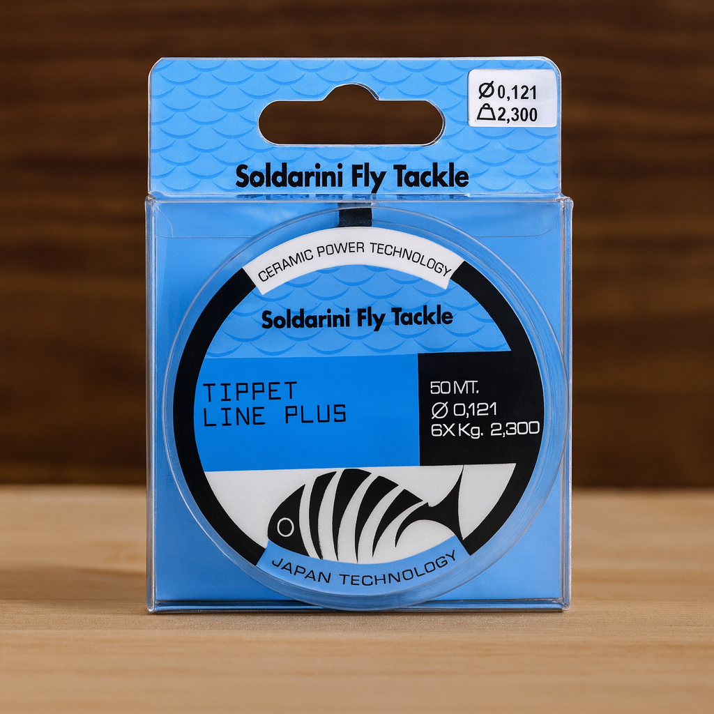 Soldarini Tippet Line Plus – balenie v plastovej krabičke 50 m
