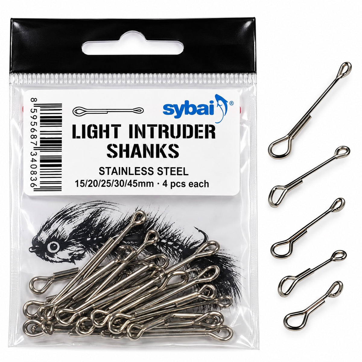 Sybai Light Intruder Shanks – nerezové shanky na streamery