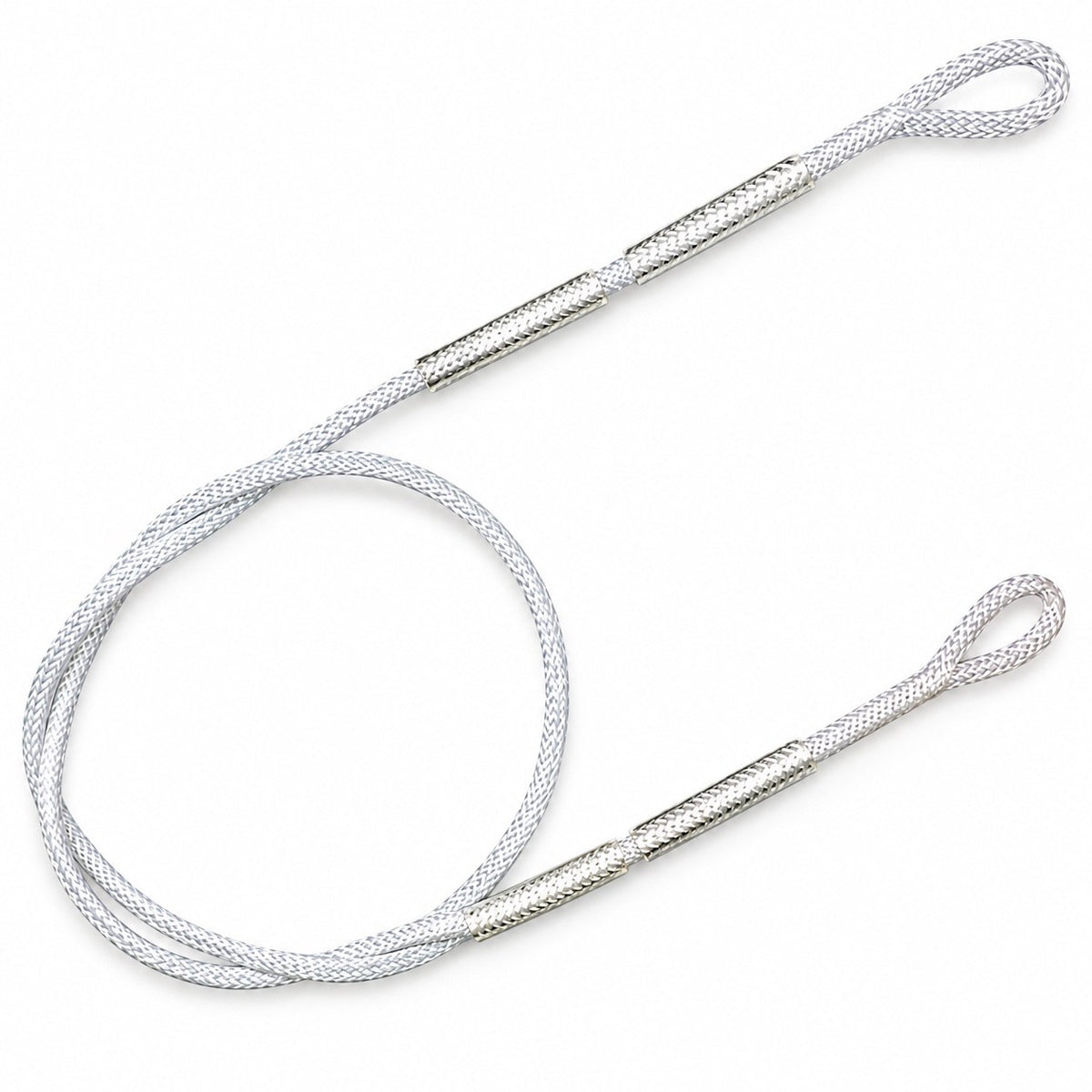 Sybai Loop Connector Medium transparent braided fly line connector