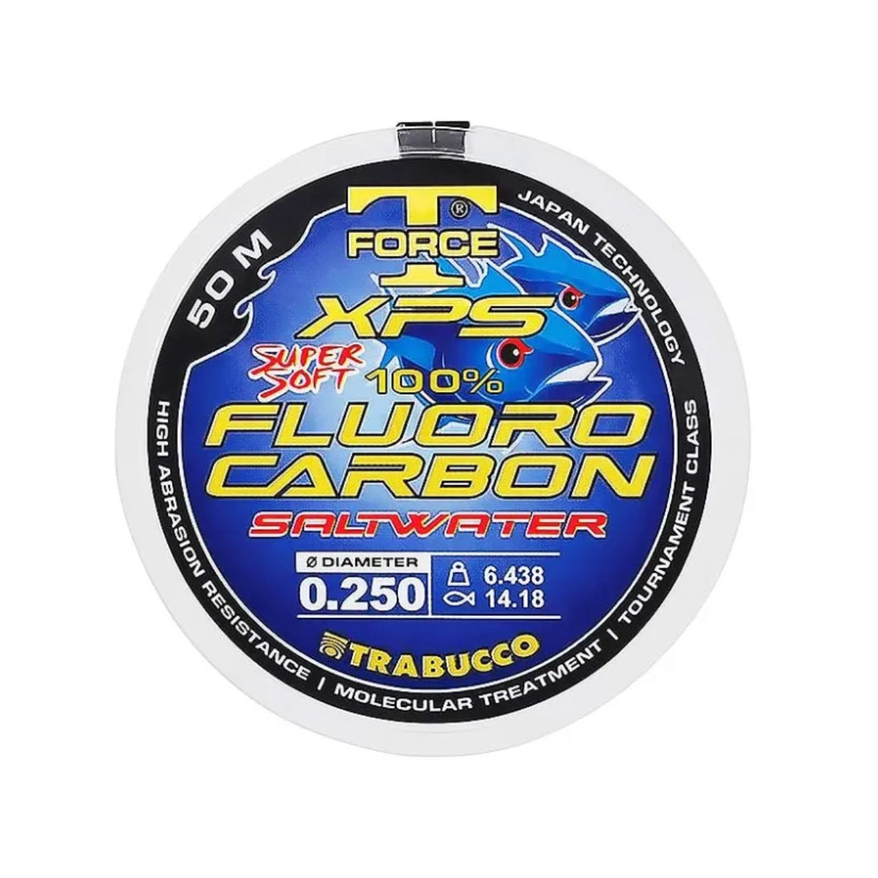 Trabucco T-Force XPS Fluorocarbon Saltwater 50 m – fluorokarbónový vlasec
