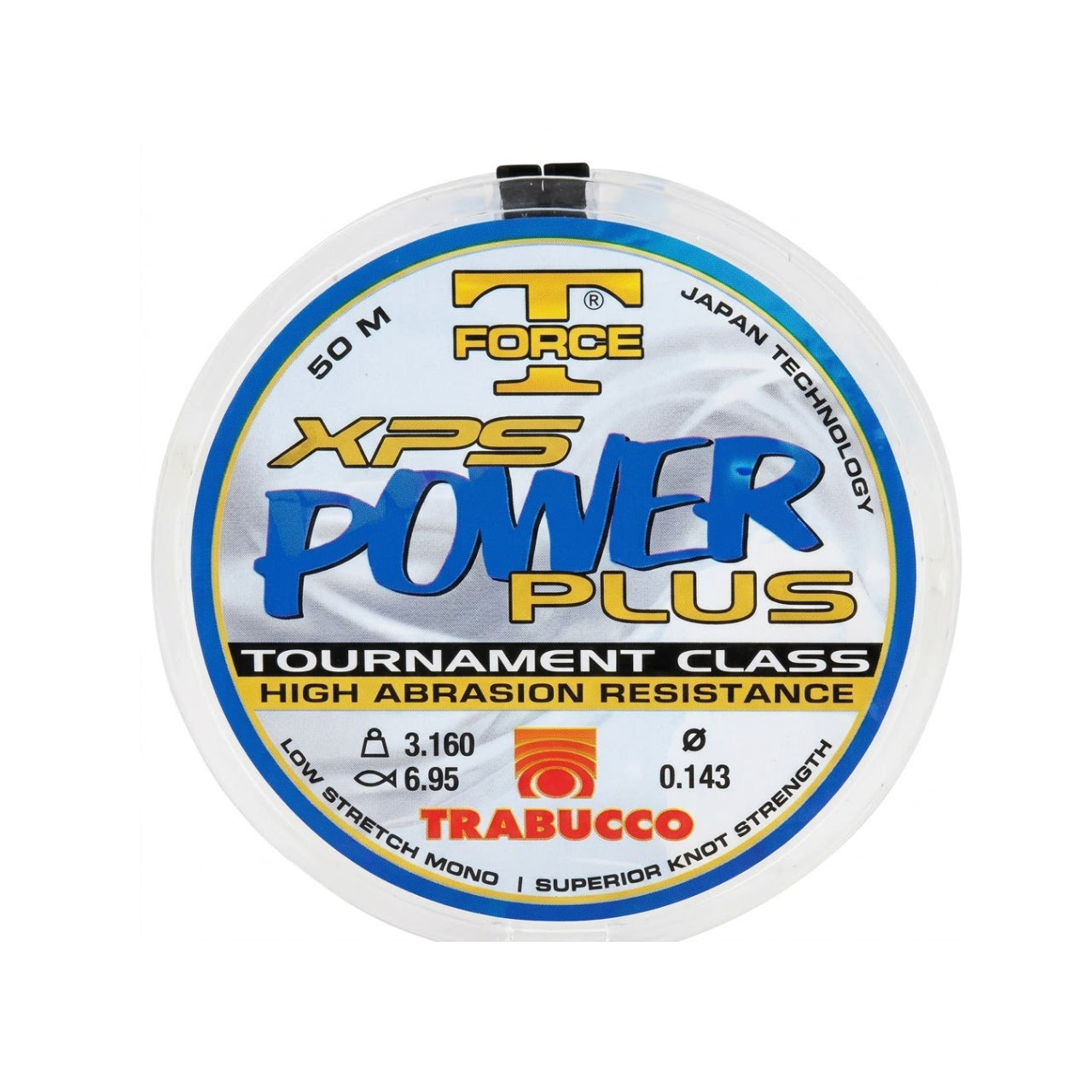 Trabucco T-Force XPS Power Plus 50 m – monofilný silón 0.143 mm