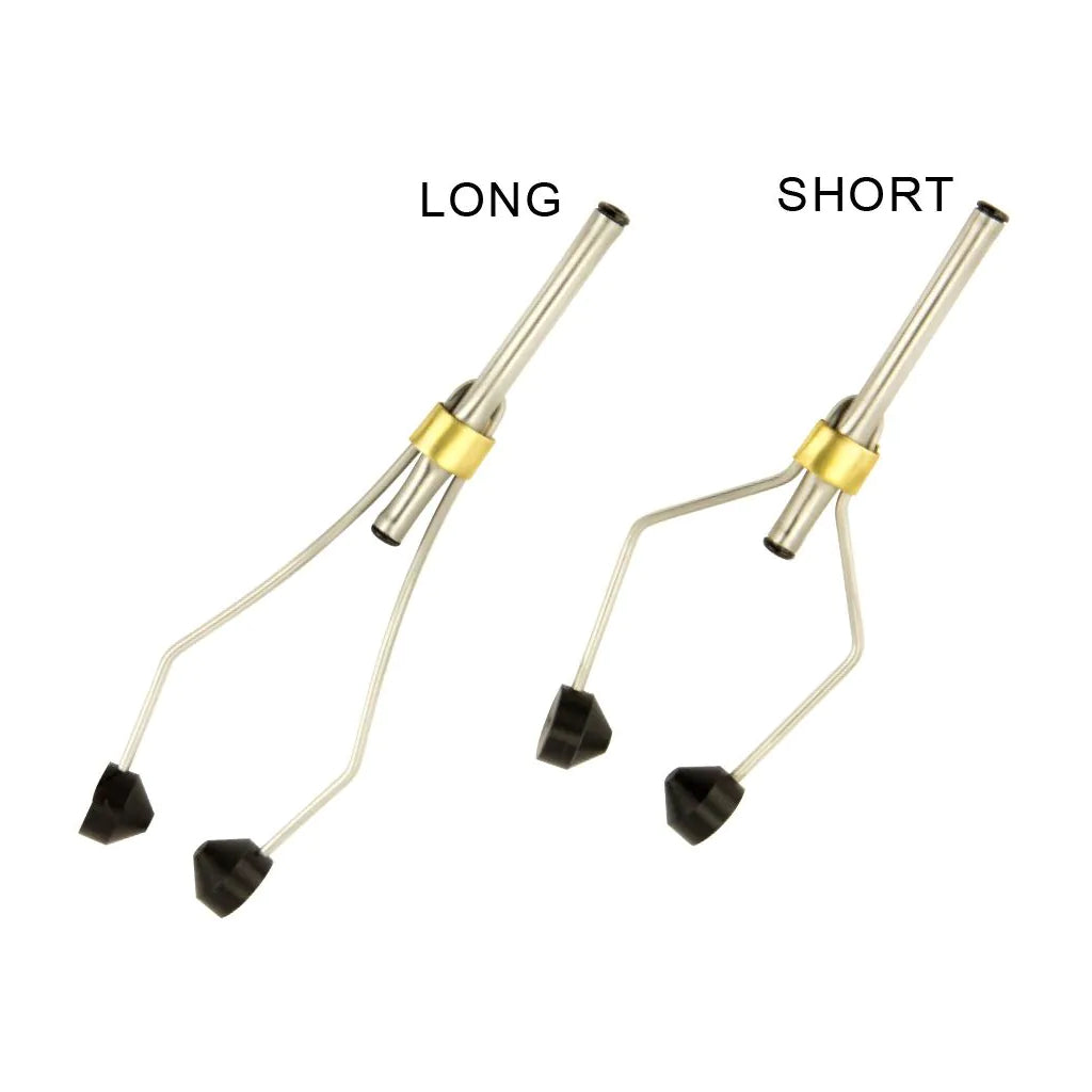 Keramická bobina Traun River na viazanie mušiek – porovnanie krátkej a dlhej verzie