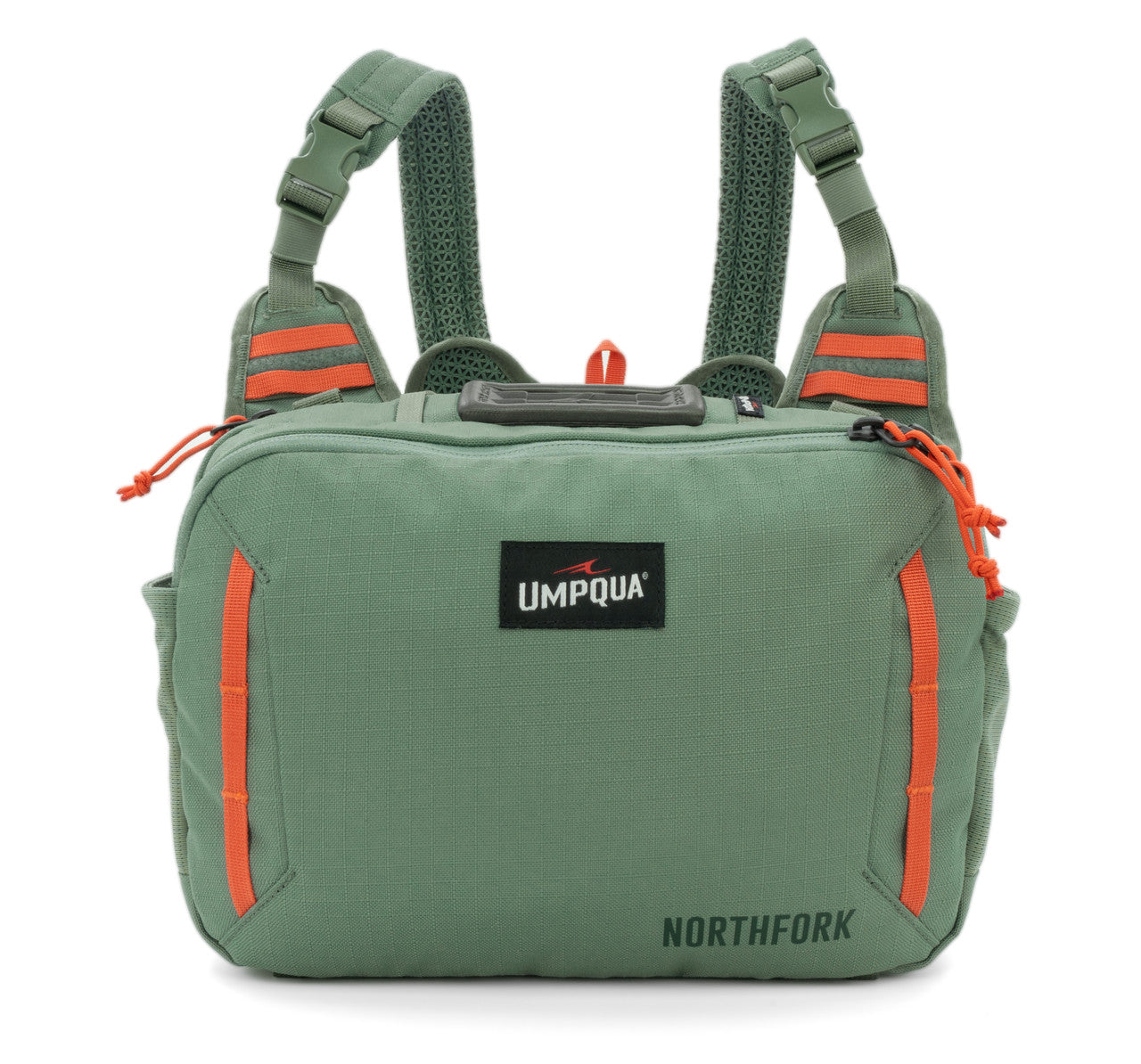Umpqua NorthFork Chest Pack Pine – predná strana chest packu