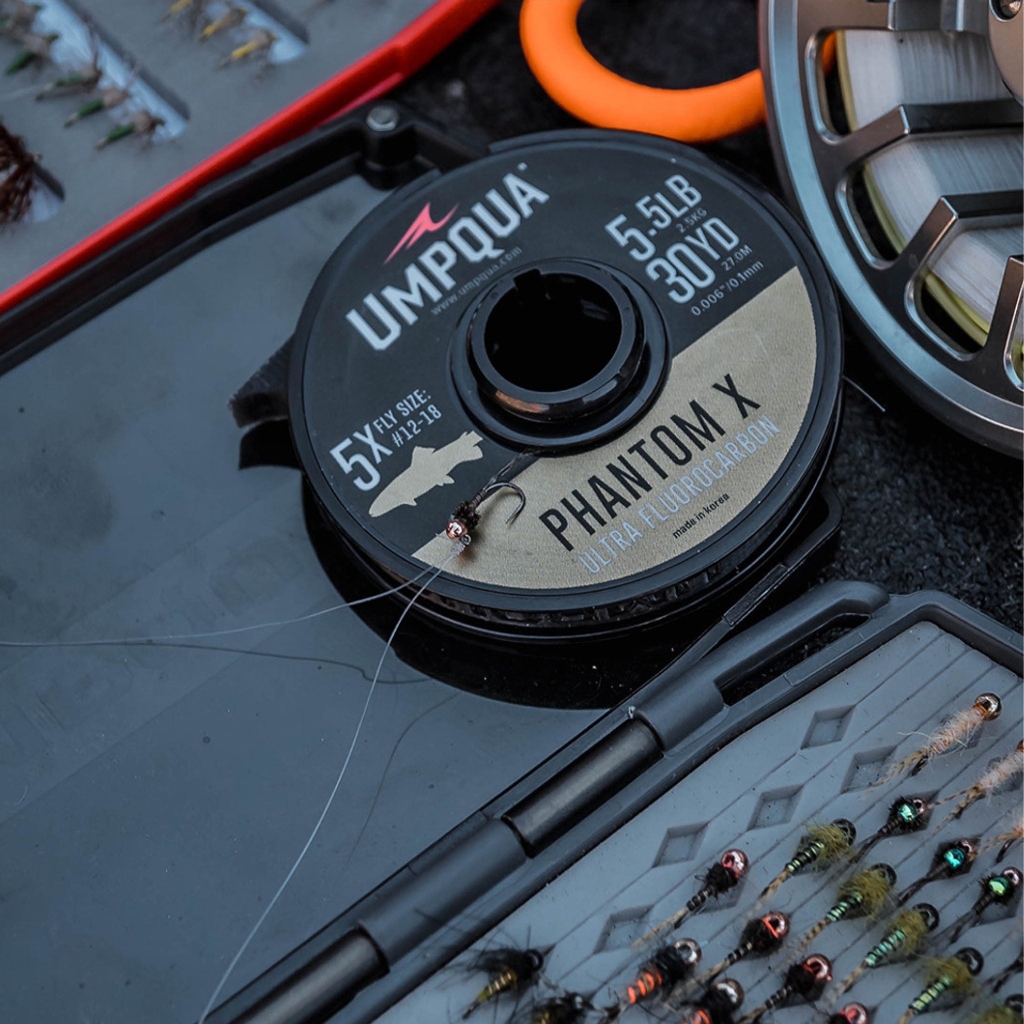 Umpqua Phantom X Fluorocarbon Tippet – ultra fluorocarbonový nadväzec v muškárskej výbave