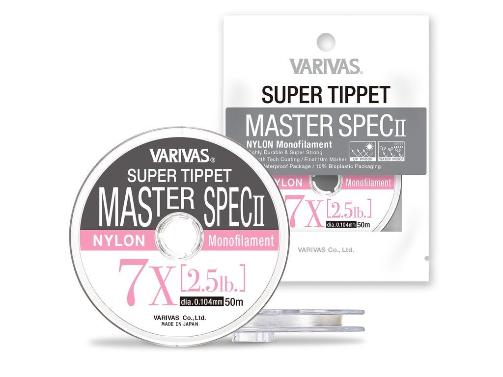 VARIVAS Super Tippet Master Spec II Nylon packaging