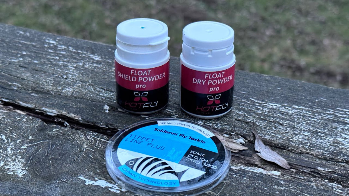Three products for perfect dry fly flotation