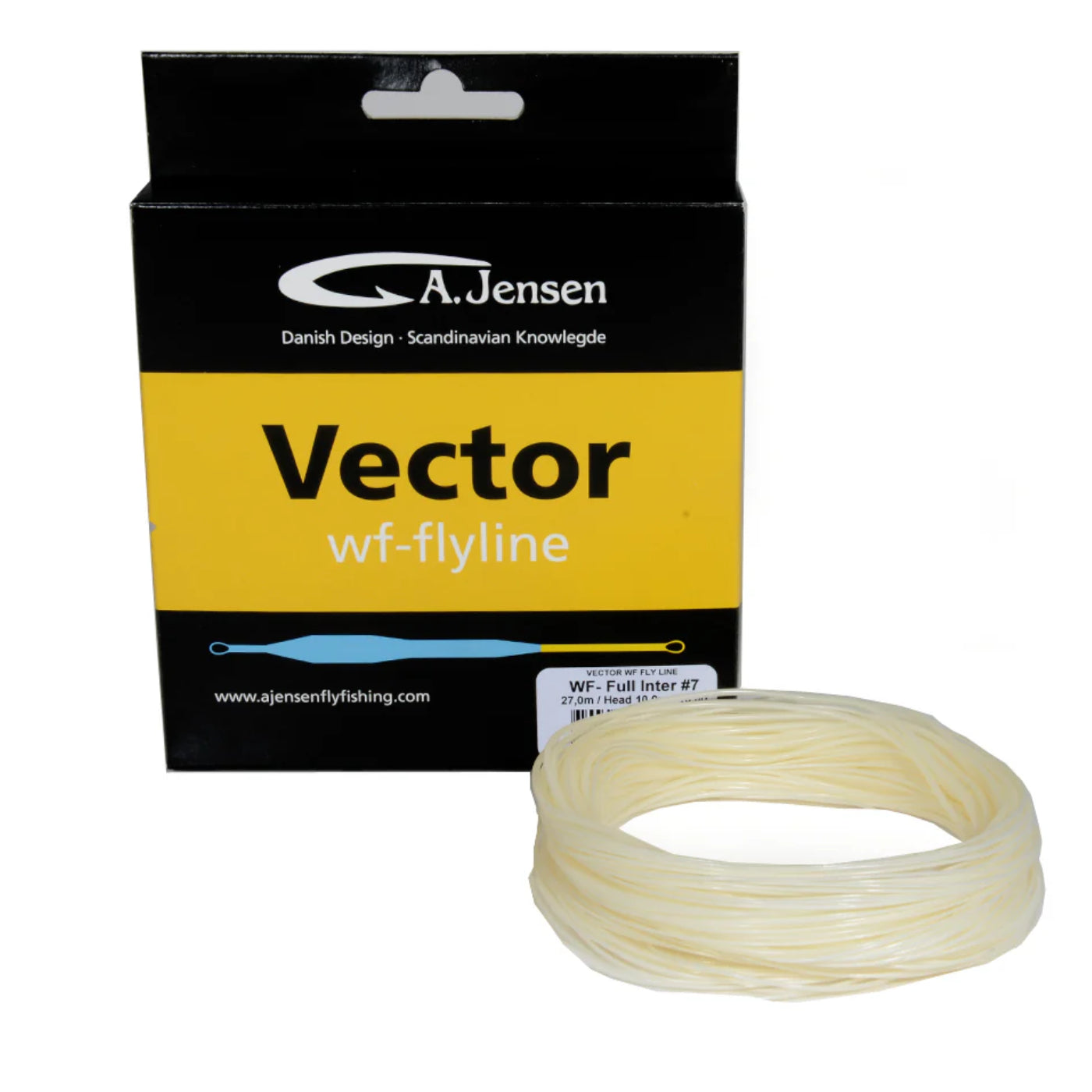 A.Jensen VECTOR Full Intermediate muškárska šnúra s krabičkou a semi-clear šnúrou