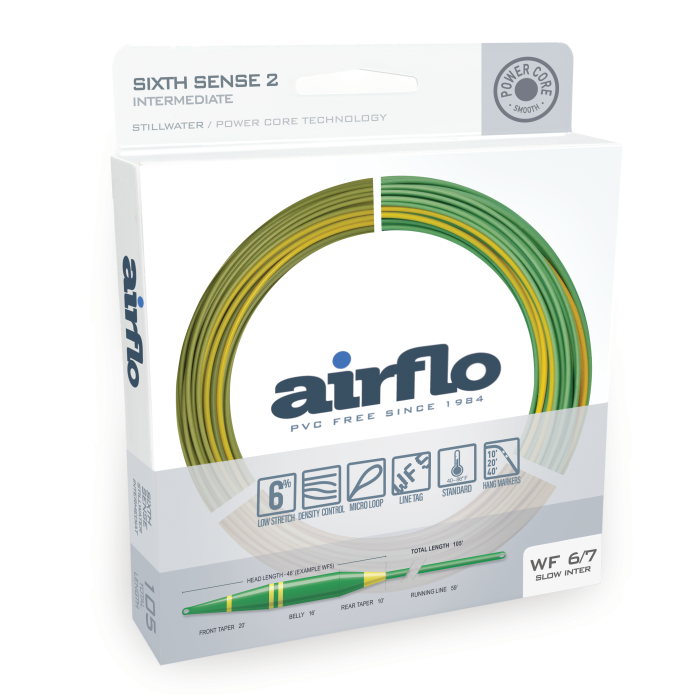 Airflo Sixth Sense 2 Intermediate packaging with features