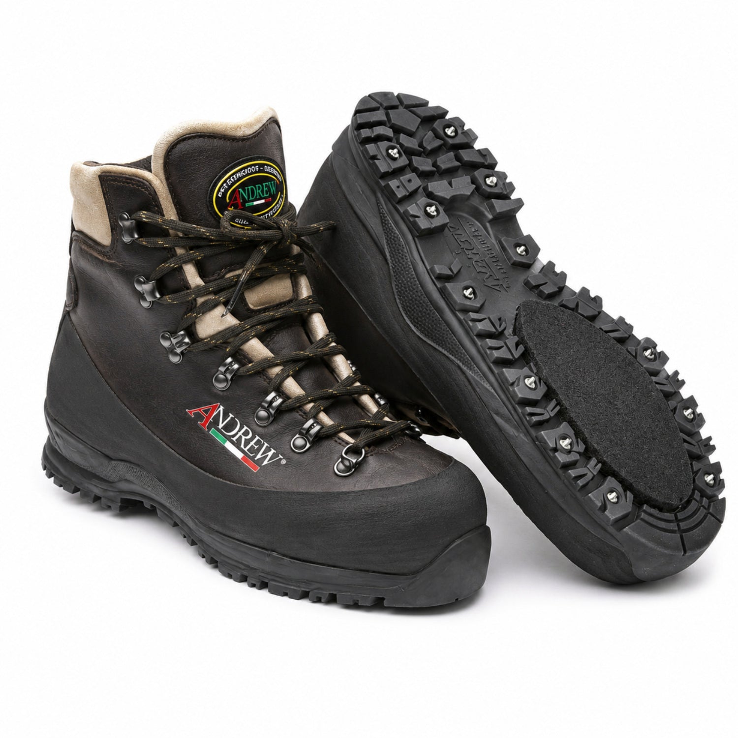 Andrew Fly V2 wading boots with Wet Grip felt sole and tungsten studs