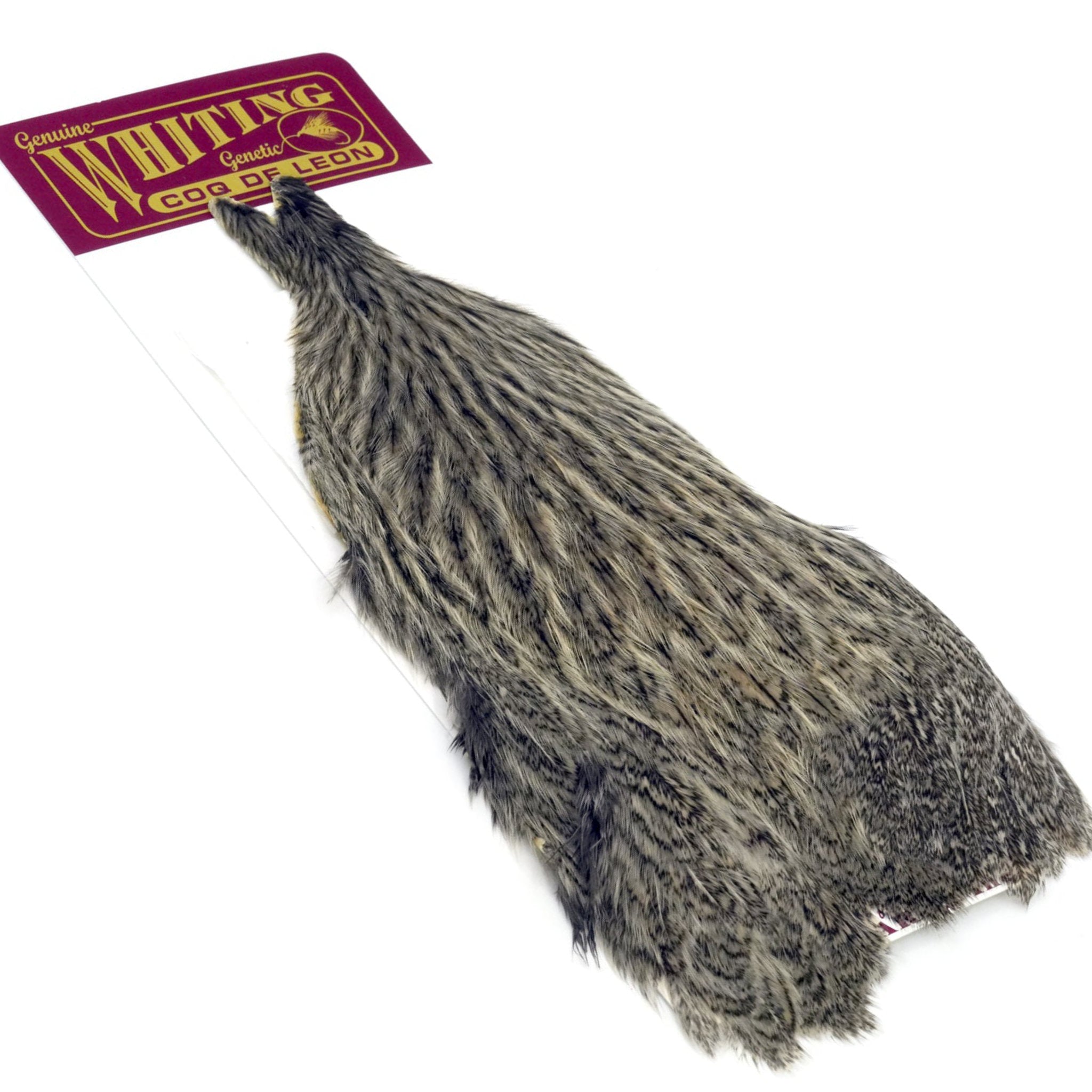 WHITING Coq de Leon Hen Cape – slepačí skalp pre viazanie mušiek