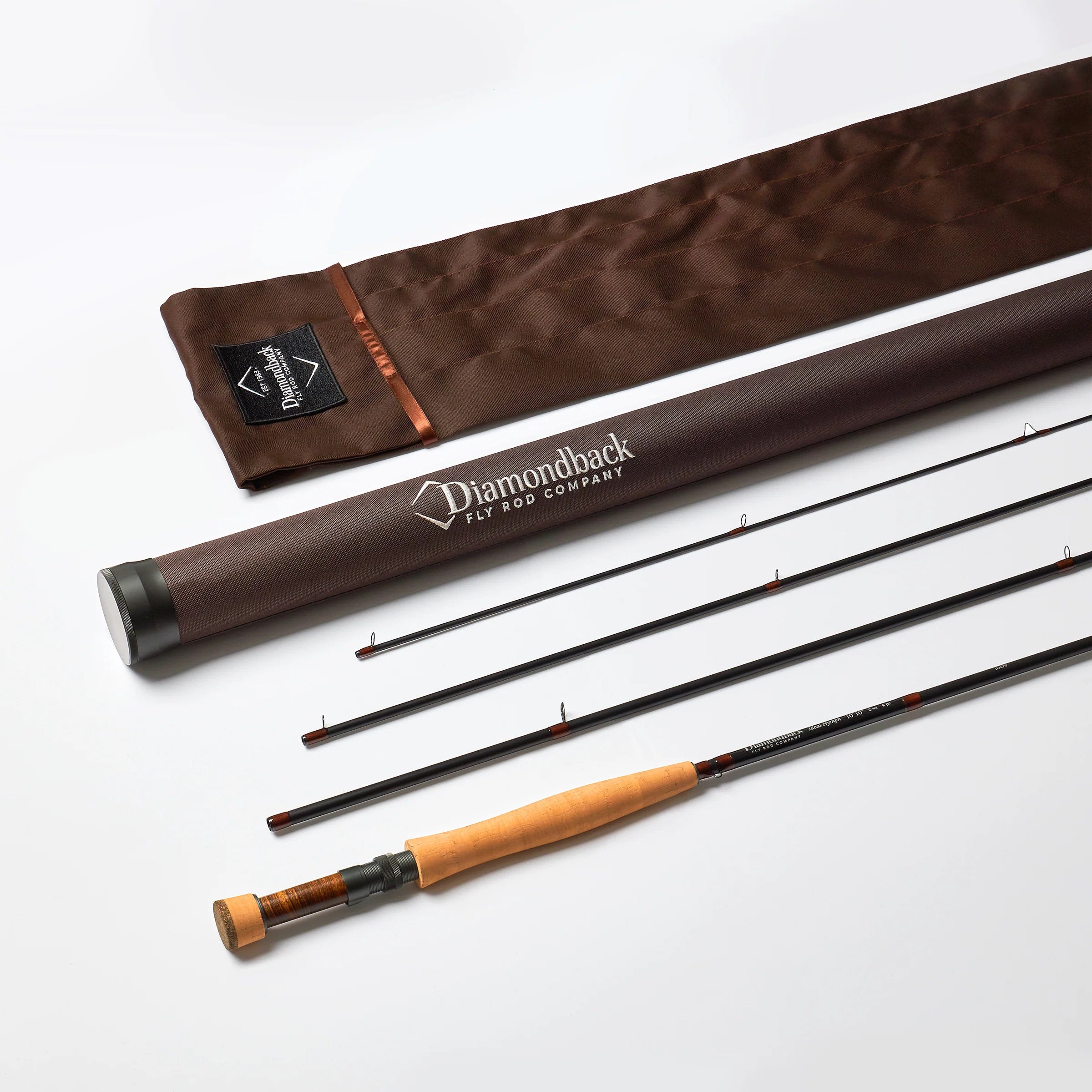 DiamondBack Ideal Nymph 10'10" #2 four-piece fly rod with tube and rod sock