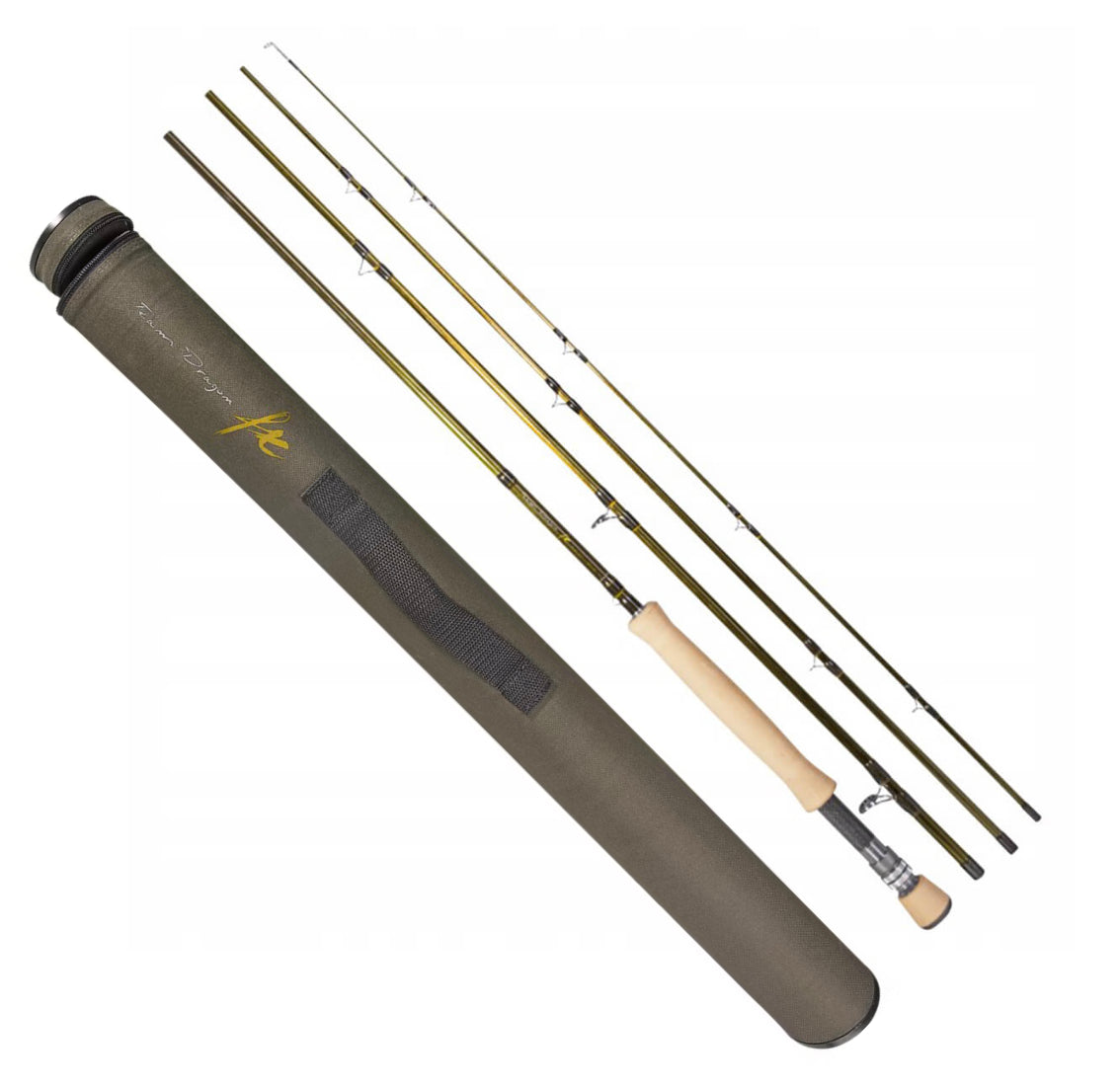 Team Dragon FX Fly muškársky prút 4-dielny – prút v tube a rozložené diely