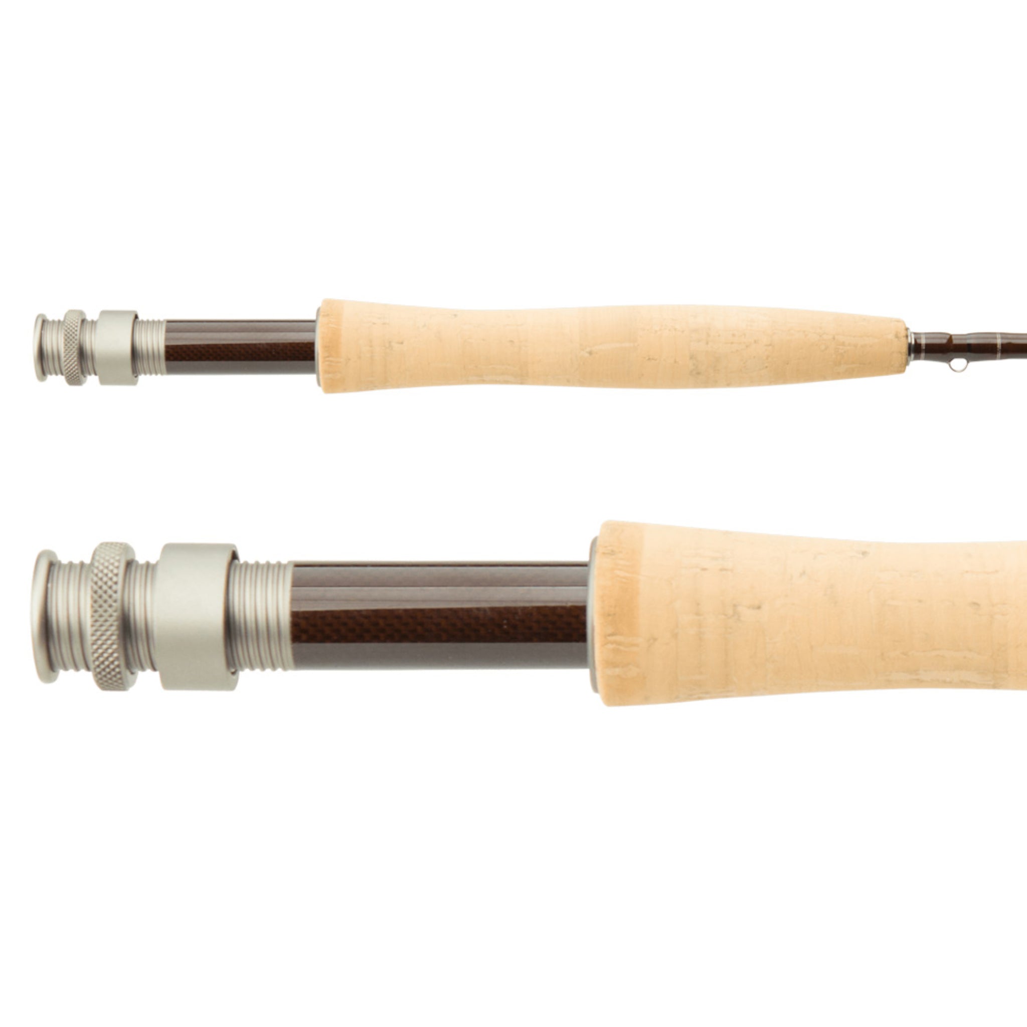 Korková rukoväť muškárskeho prútu ECHO Carbon XL so sedlom navijaka