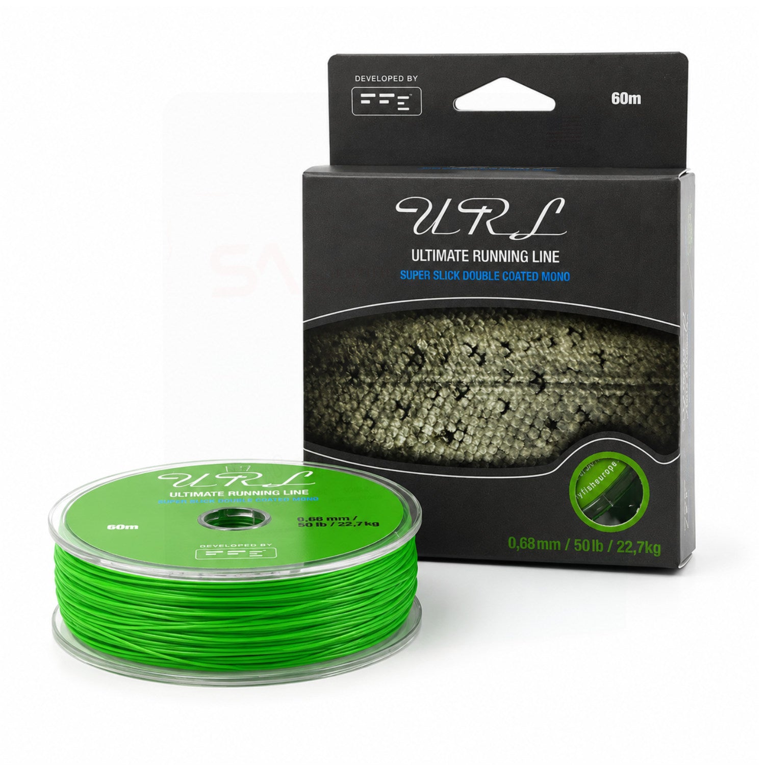 FFE URL Ultimate Running Line 0.68 mm 50 lb Green – 60 m