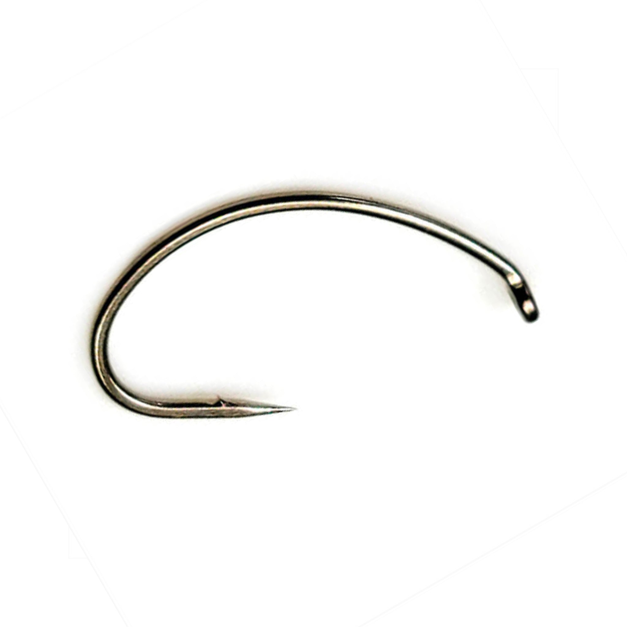 Gamakatsu C12 FB fly hook, barbless scud pattern, size 12