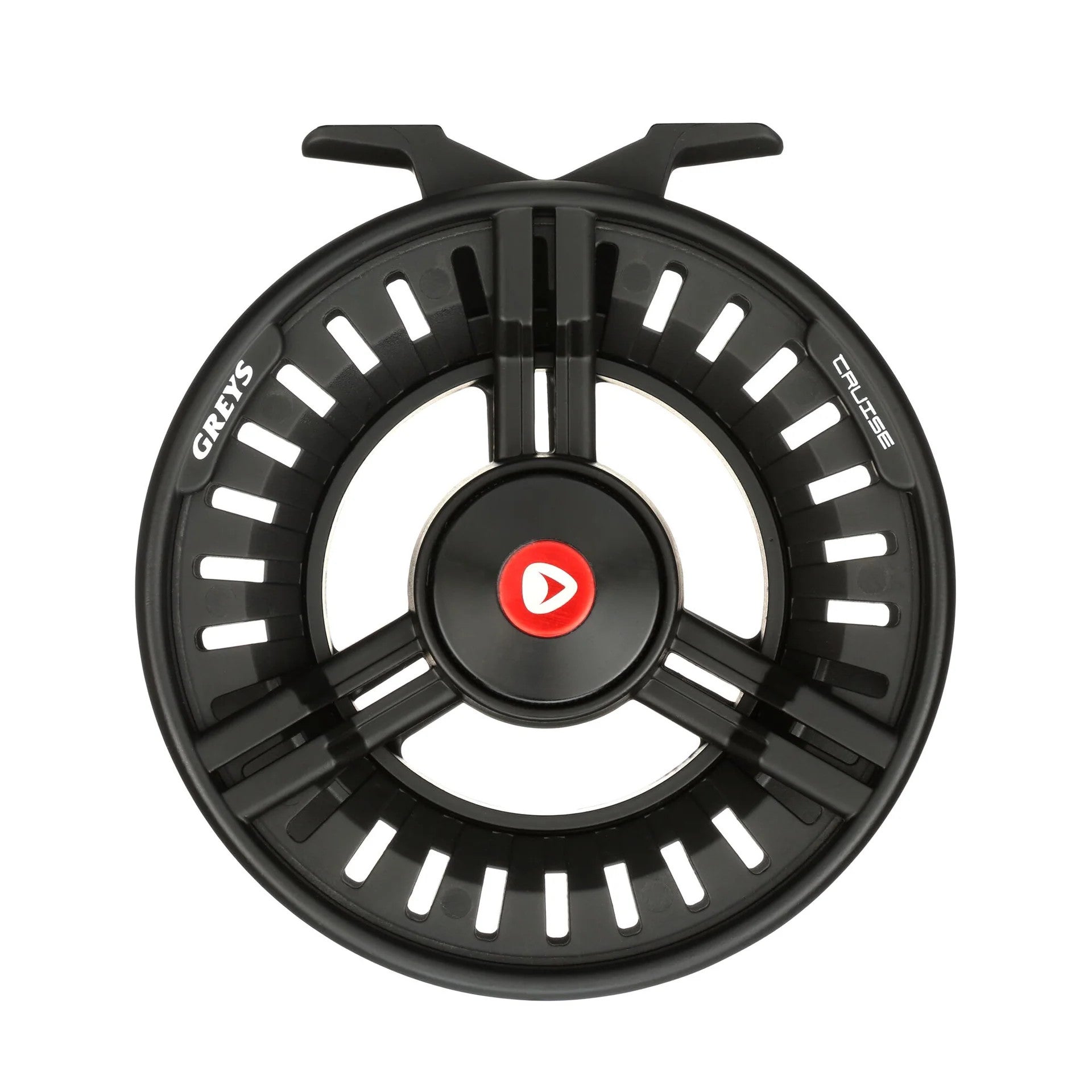 Rear view of the Greys Cruise Cassette Fly Reel #7/8 with drag adjustment