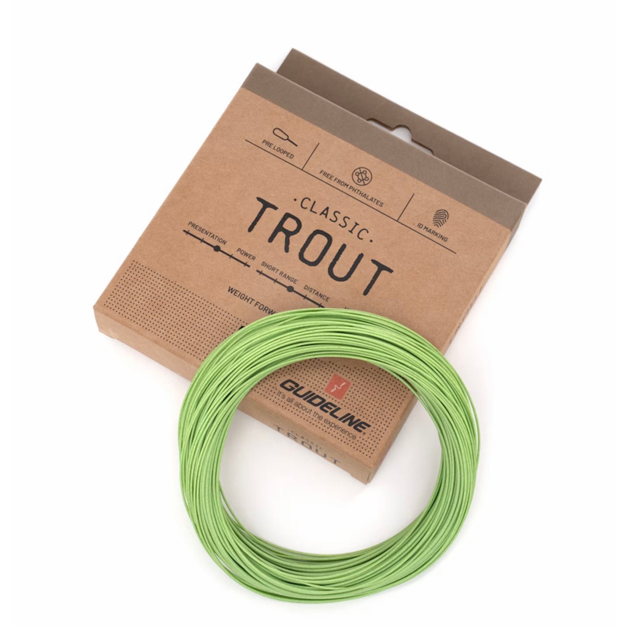 Guideline Classic Trout WF Sink 3 fly line – box with line