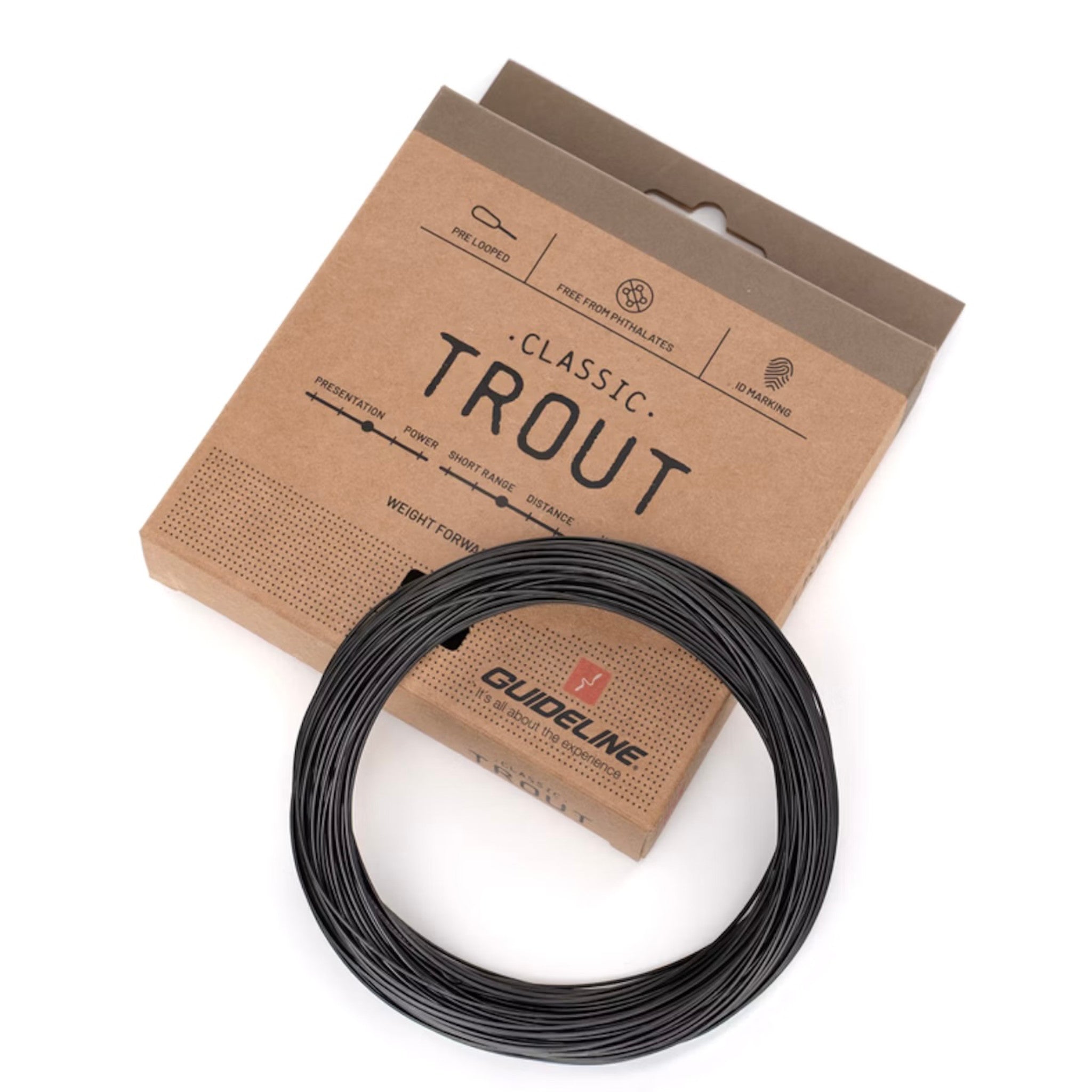 Guideline Classic Trout WF Sink 7 fly line – box with line