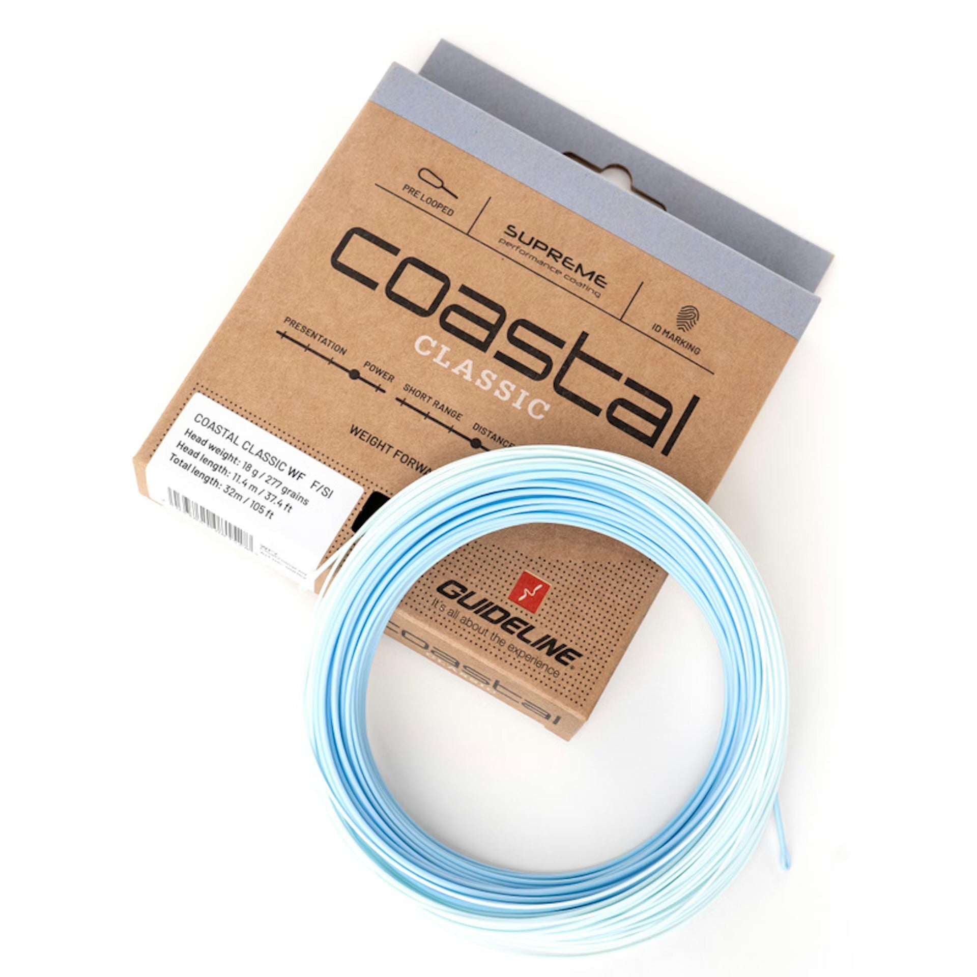 Guideline Coastal Classic WF Slow Intermediate muškárska šnúra v balení