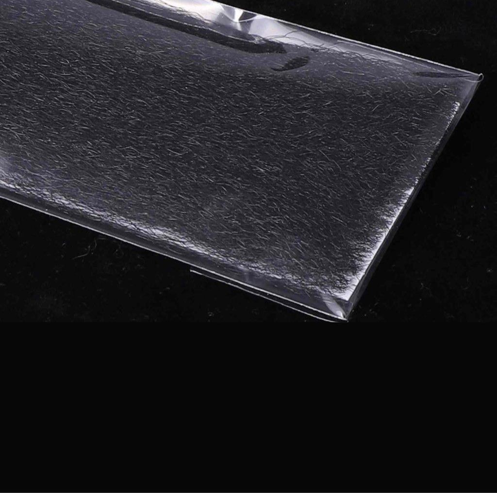 Hends Crimped Minnow Hair – čierne vlákno na streamery