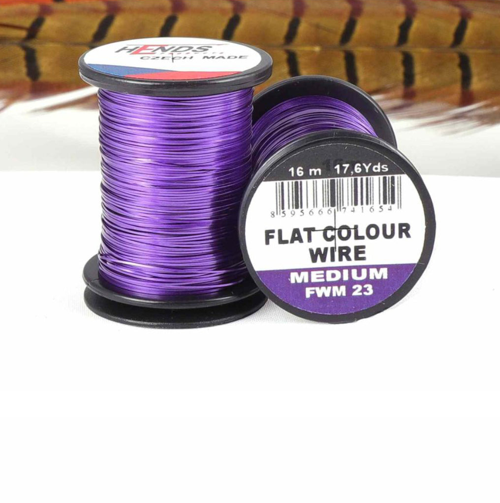 Hends Flat Colour Wire Medium – Bright Violet