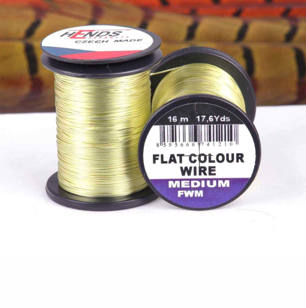 Hends Flat Colour Wire Medium – Chartreuse