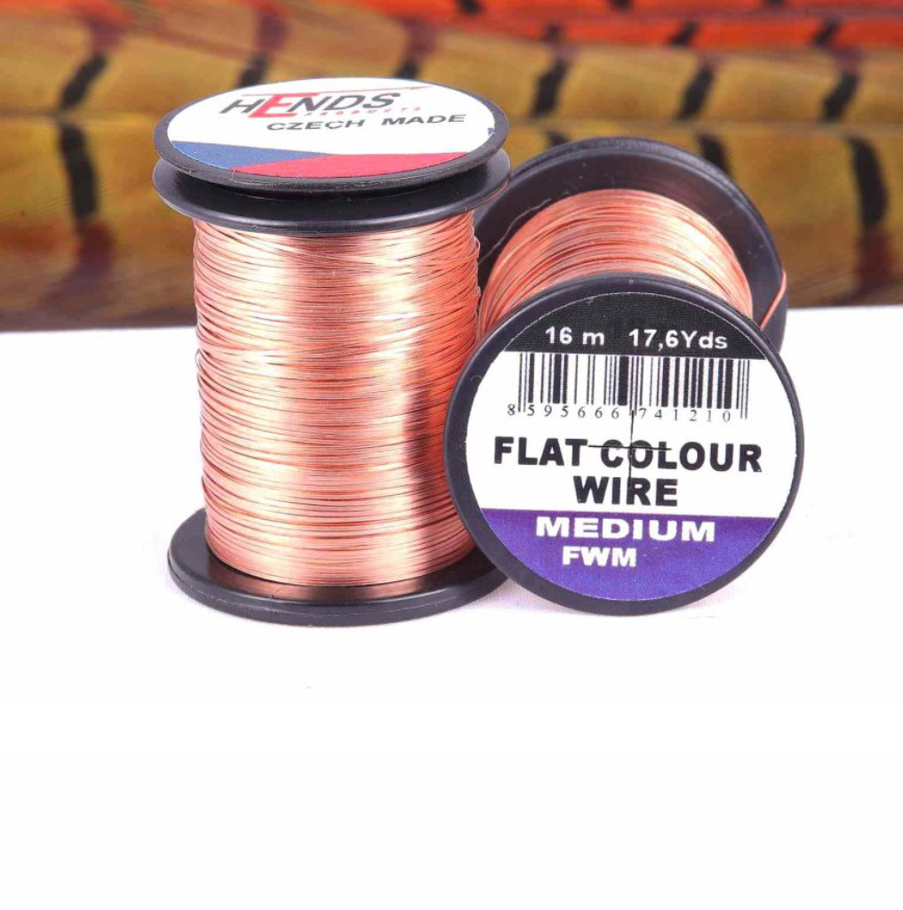 Hends Flat Colour Wire Medium – Copper
