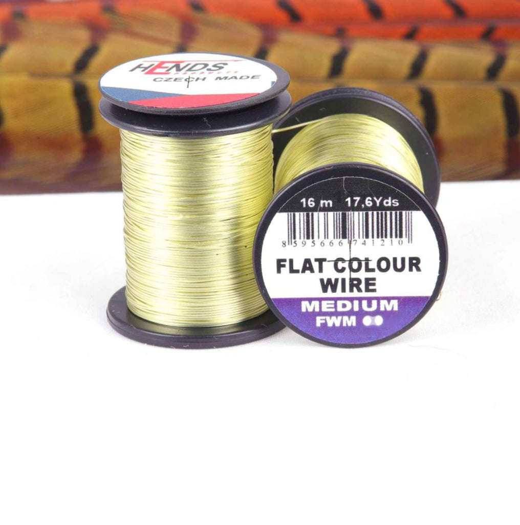 Hends Flat Colour Wire Medium – Light Gold