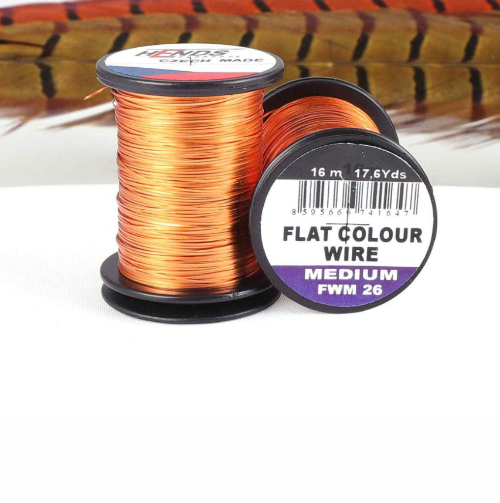 Hends Flat Colour Wire Medium – Pale Orange
