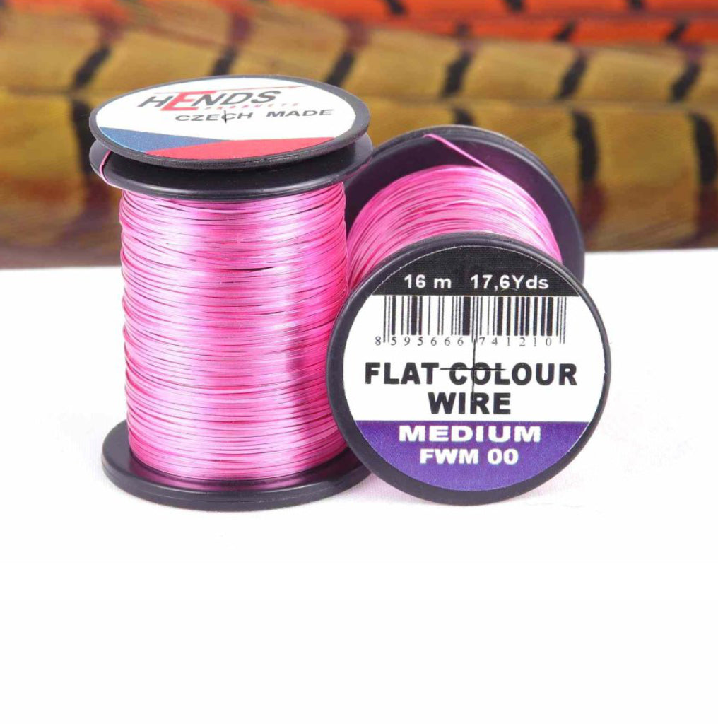 Hends Flat Colour Wire Medium – Bright Pink