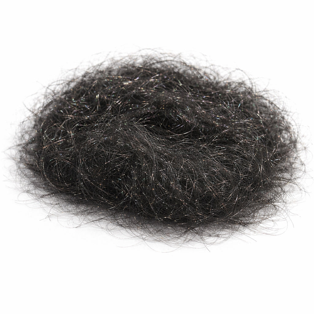 Hends Gleamy Dubbing in Black – synthetic dubbing for nymphs, streamers and shrimp patterns