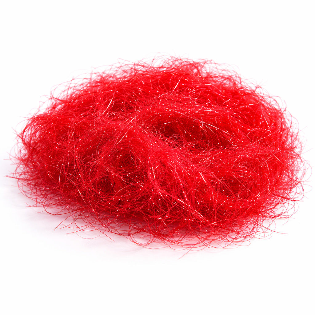 Hends Gleamy Dubbing in Red – synthetic dubbing for nymphs, streamers and shrimp patterns