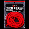 HENDS Worm Chenille 4 mm Red – WRM93