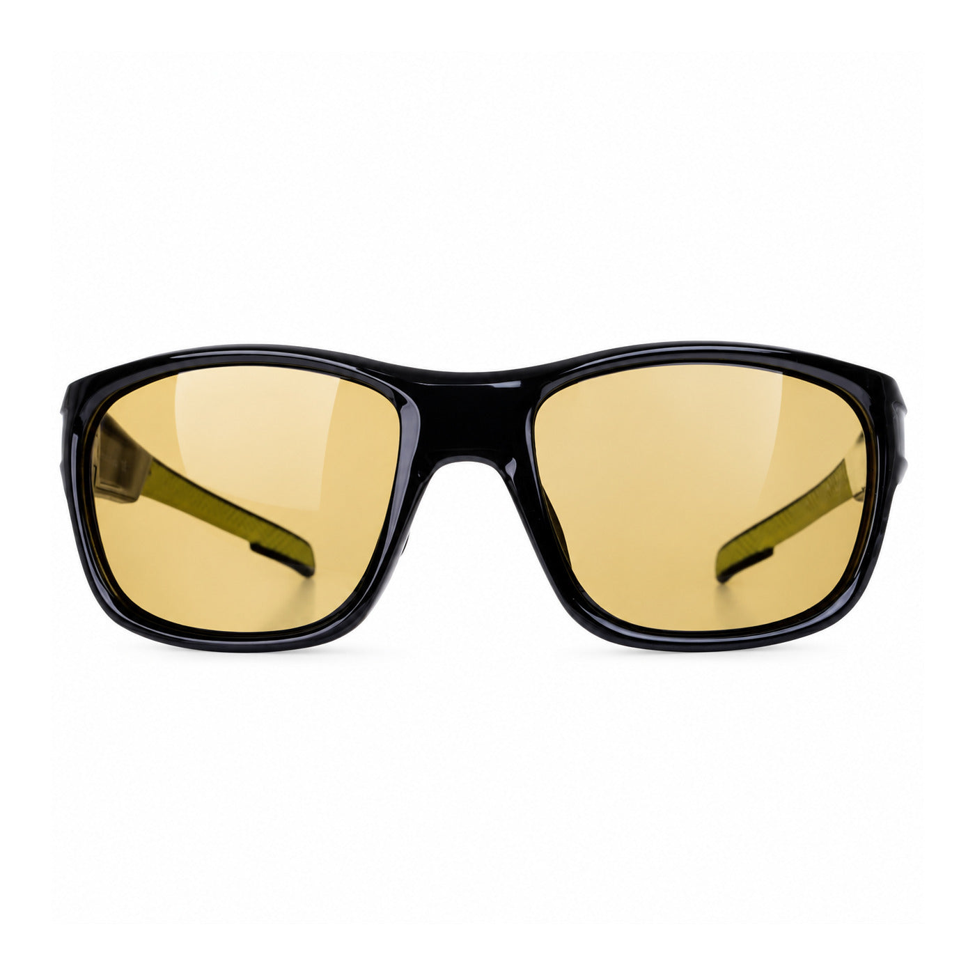 JMC TAC Mirror Photochromic Yellow sunglasses – front view with amber photochromic lenses