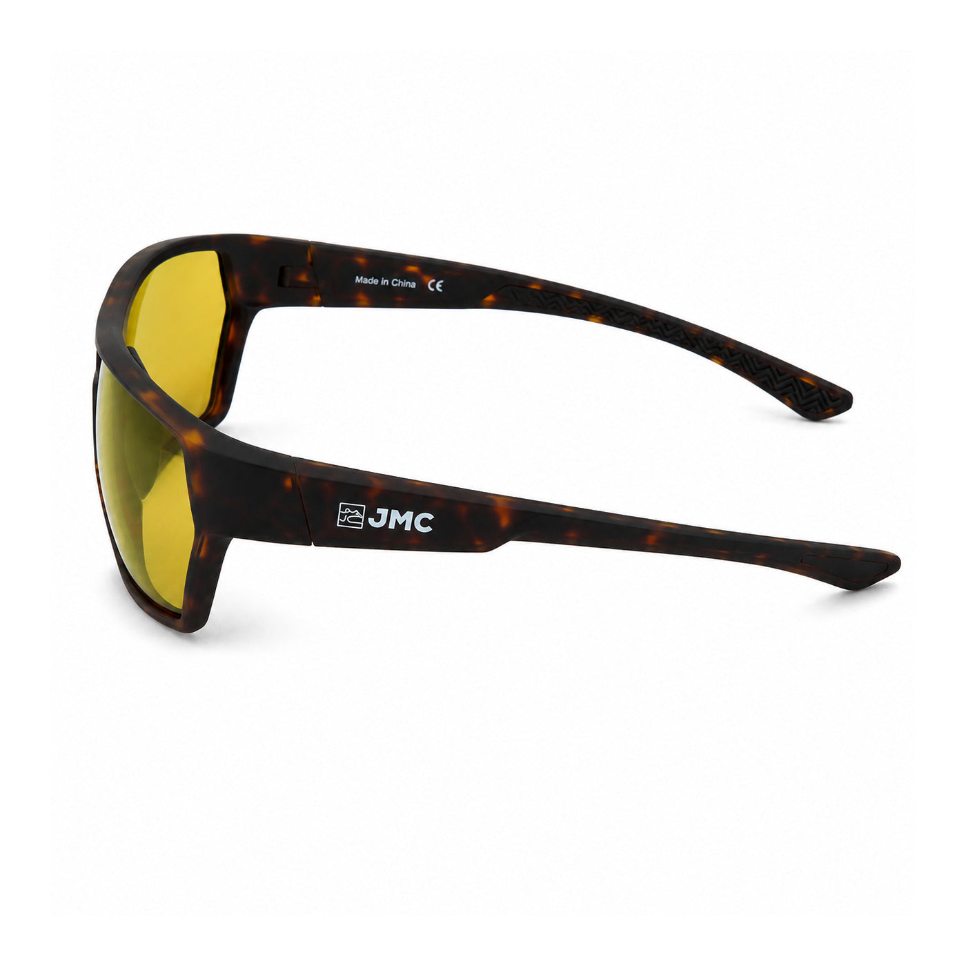 JMC TAC Stream Photochromic Yellow polarized fishing sunglasses – rear view