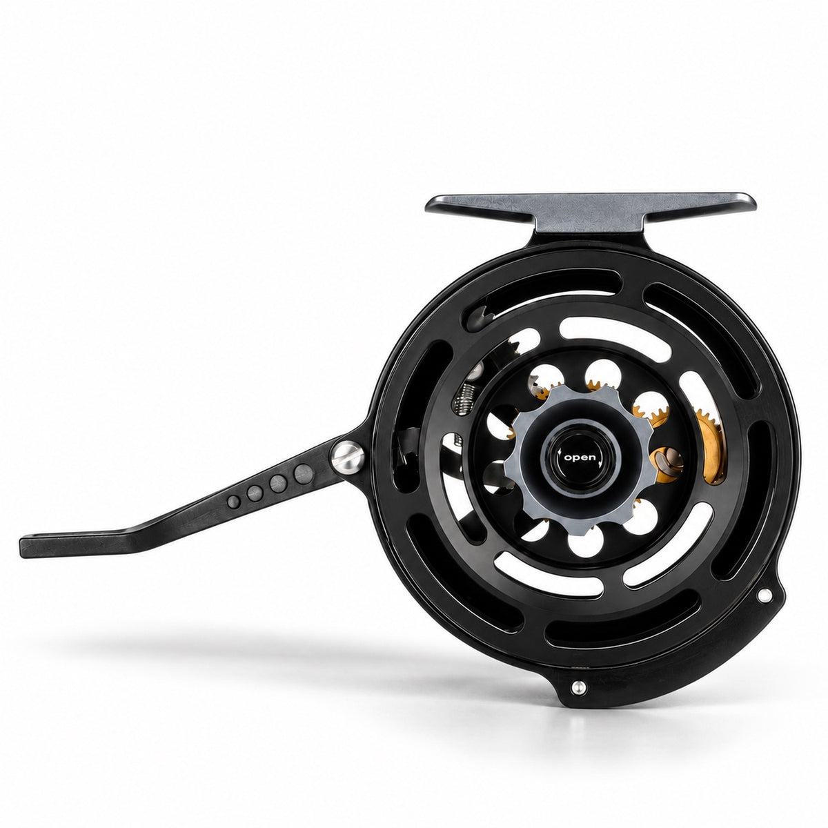 JMC Yoto XPR 50 fly reel drag side view