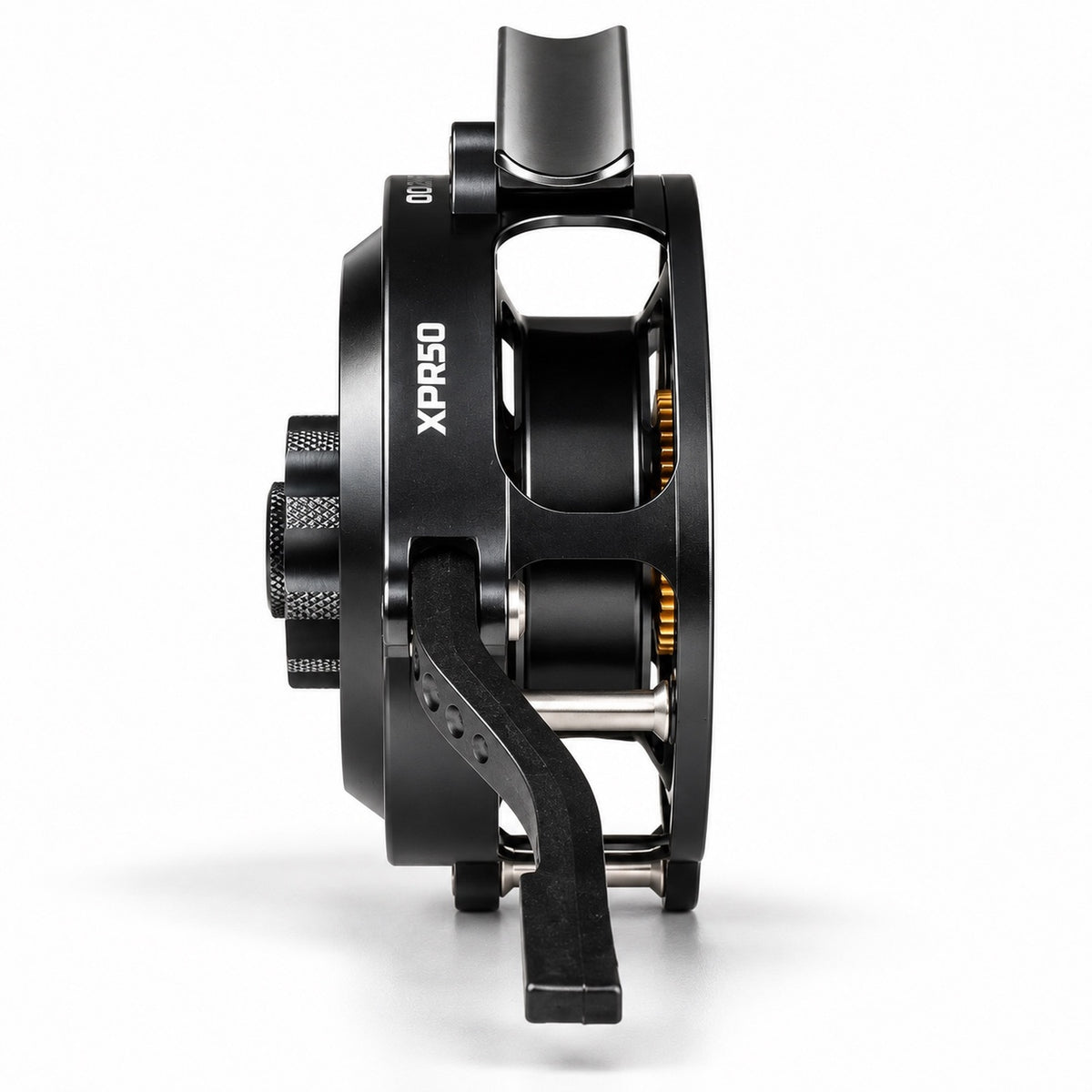 JMC Yoto XPR 50 semi-automatic fly reel opposite side profile