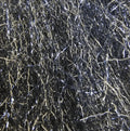 Black – Kindale Crimp Ice Dubbing in Black, dark metallic flash dubbing fibres