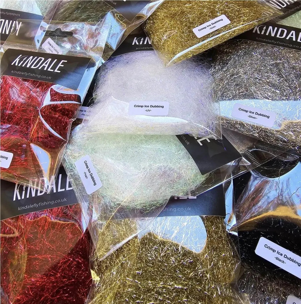 Assorted / product group – Selection of Kindale Crimp Ice Dubbing colours in retail packs