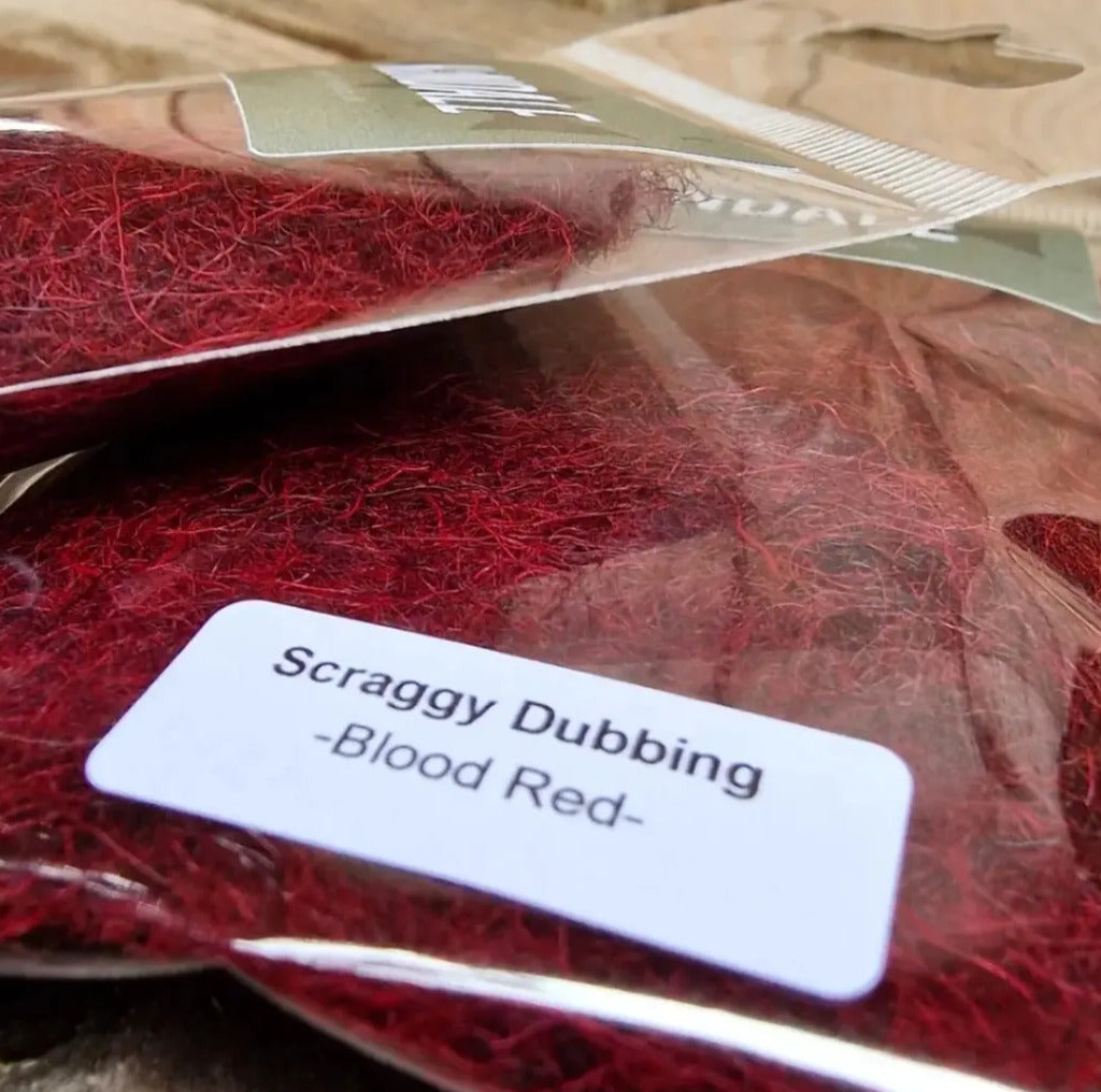 Kindale Scraggy Dubbing – Blood Red