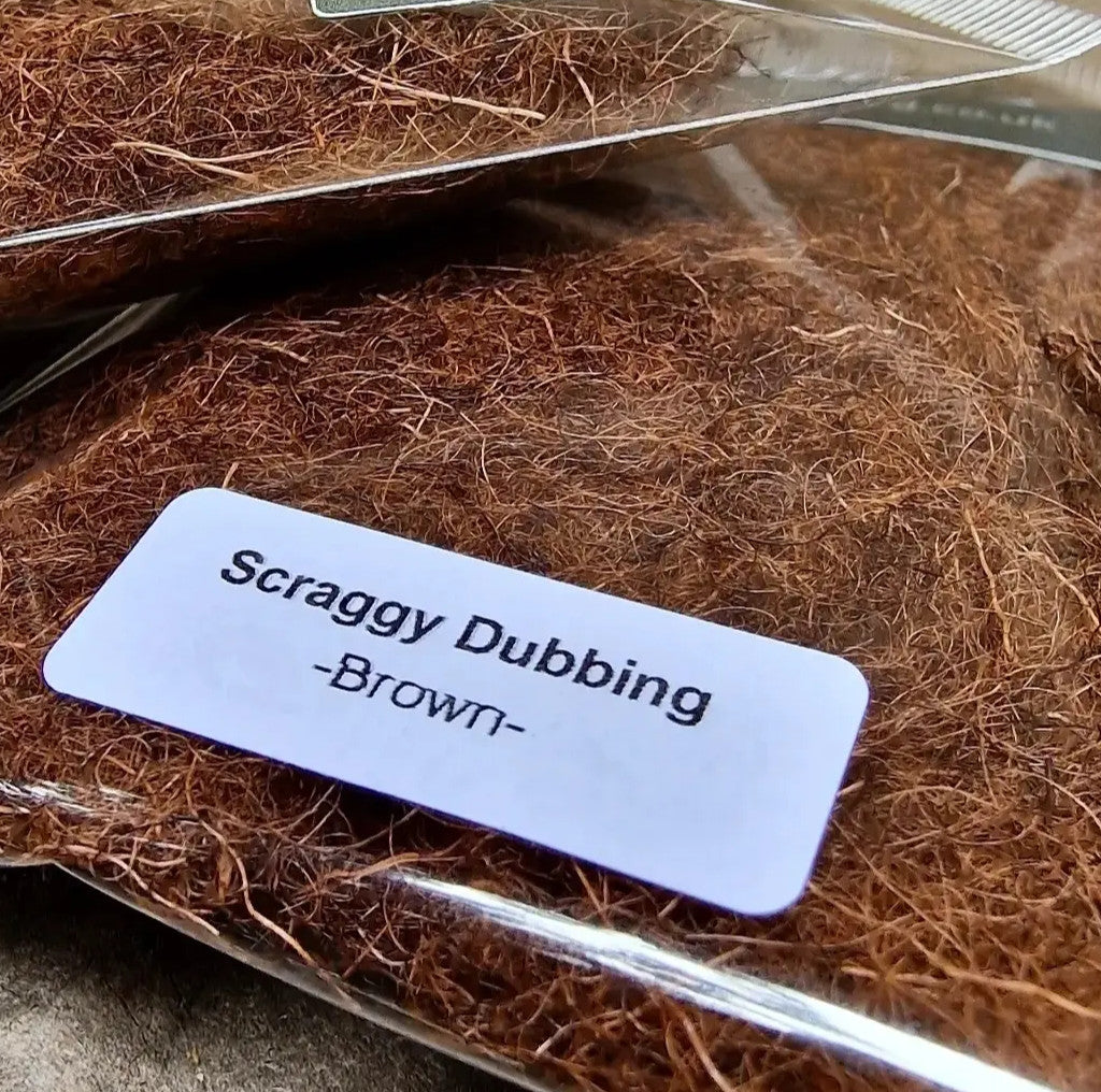 Kindale Scraggy Dubbing – Brown