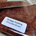 Kindale Scraggy Dubbing – Chocolate Brown